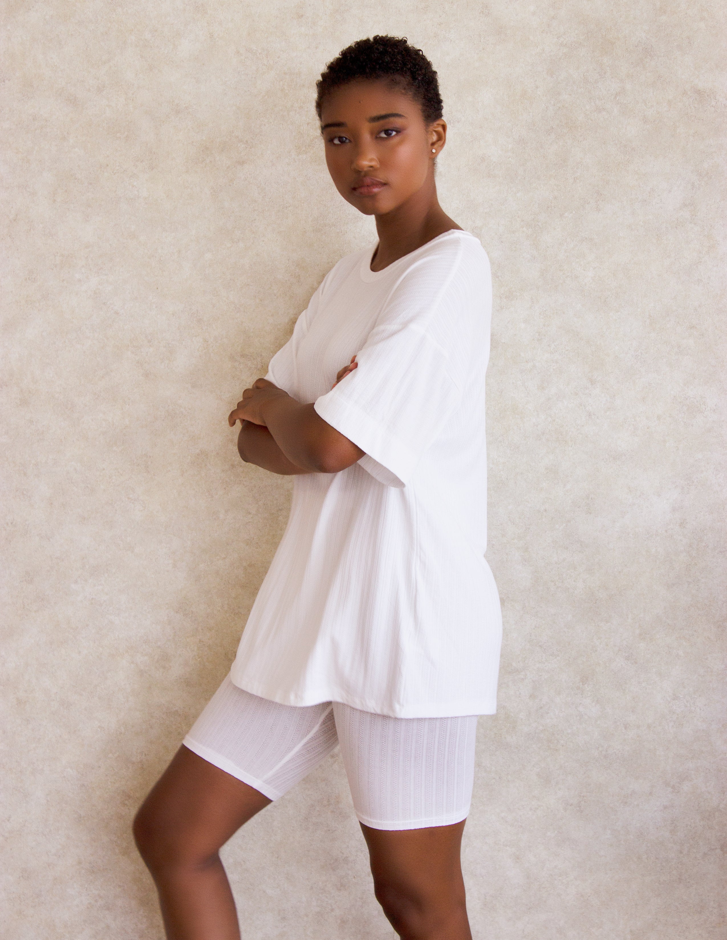 GALAX BIKER SHORTS SET- SOY