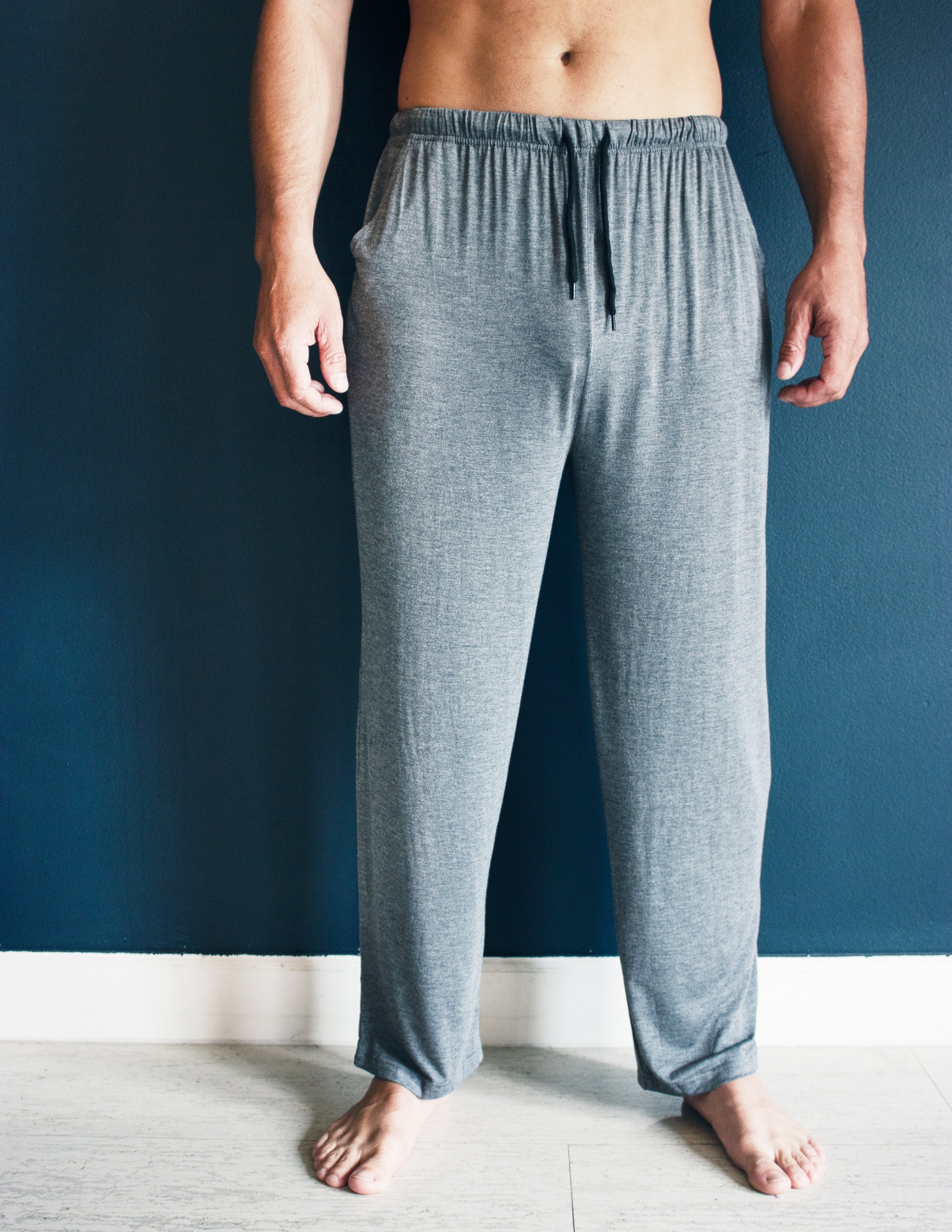BAMBOO LOUNGE PANTS- SMOKE