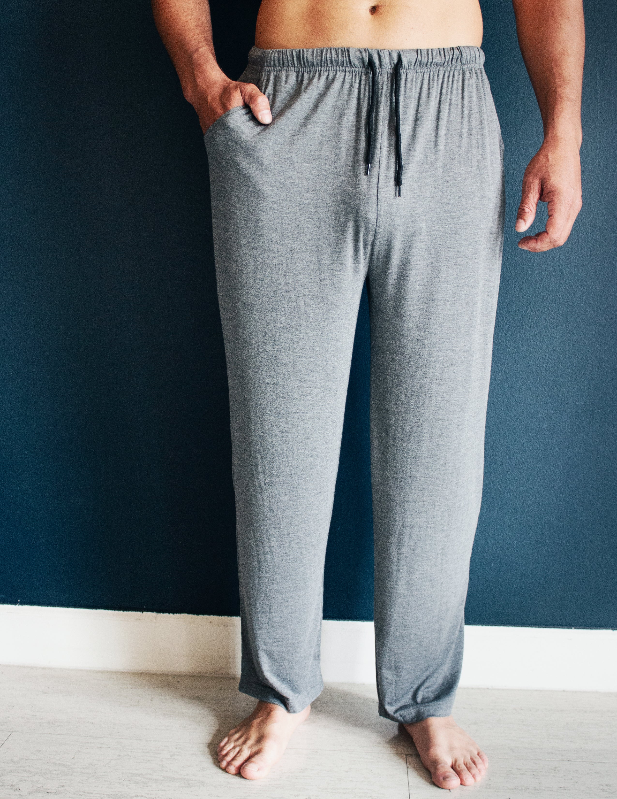 BAMBOO LOUNGE PANTS- SMOKE