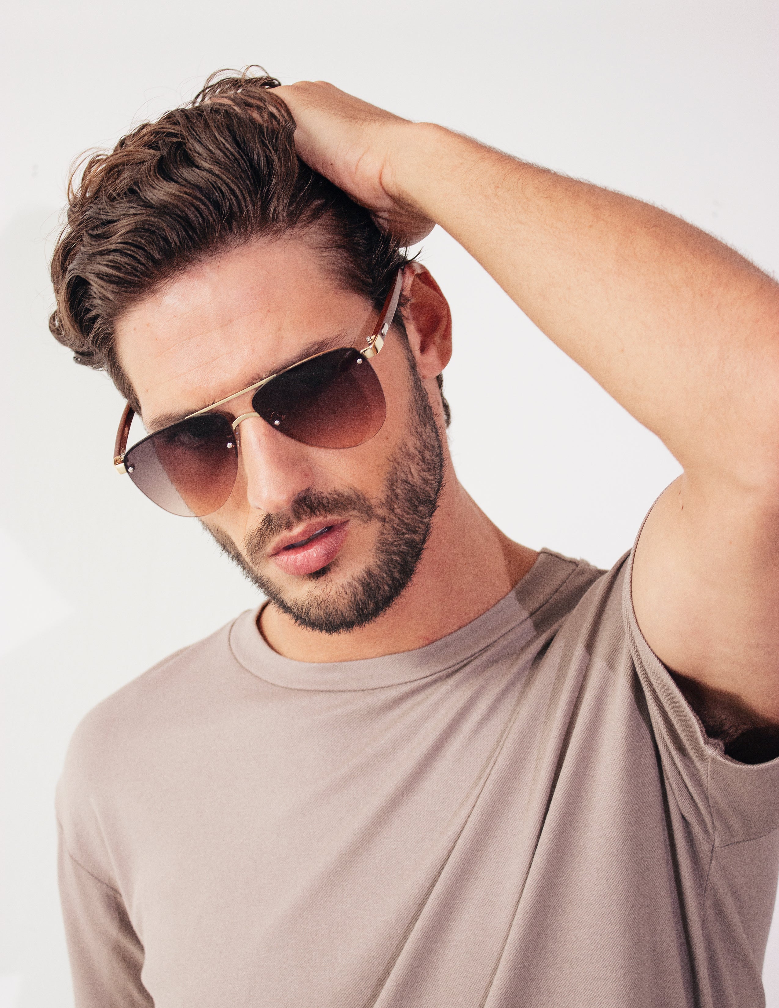 HEROIC SUNGLASSES - DARK/CHROME