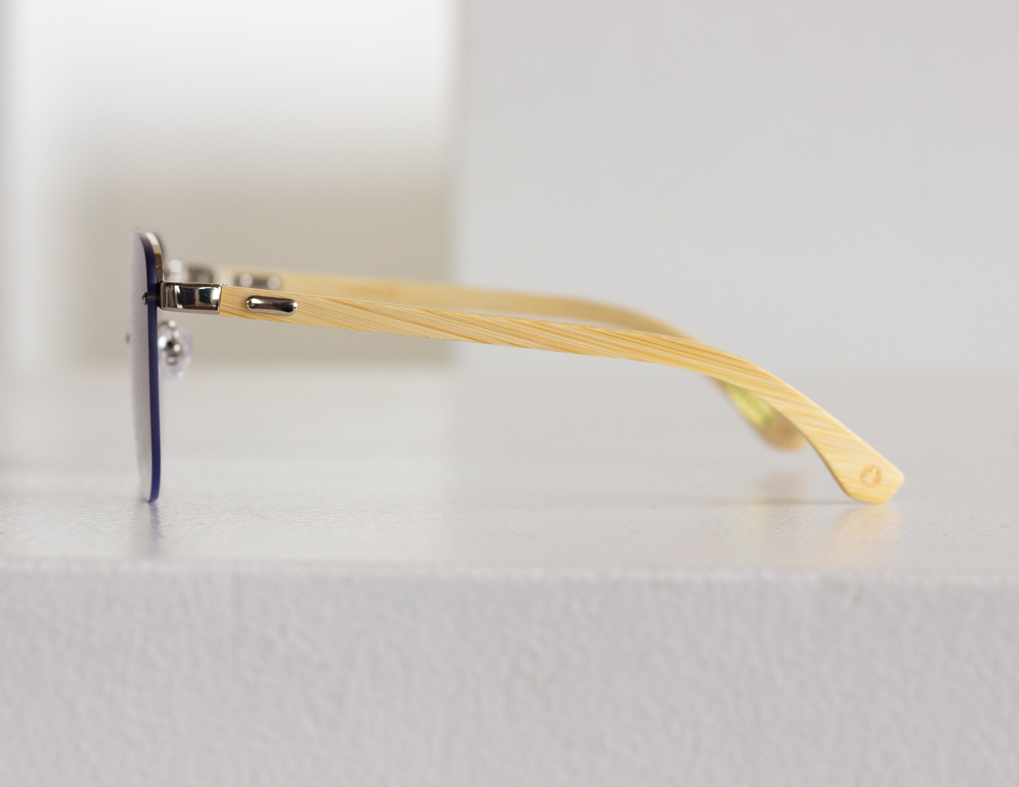 HEROIC SUNGLASSES - NATURAL/SILVER
