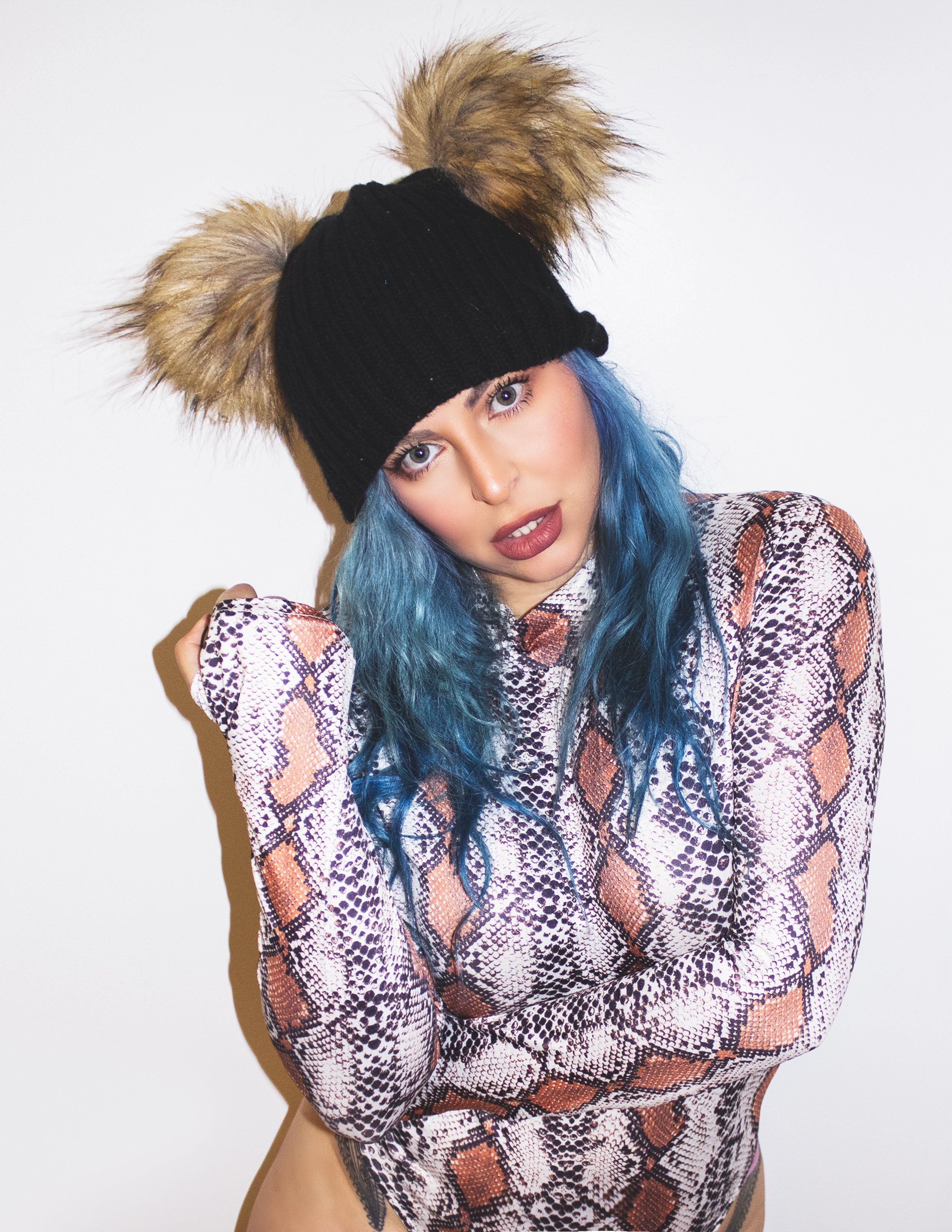 8TH STREET BEANIE - Blue District
