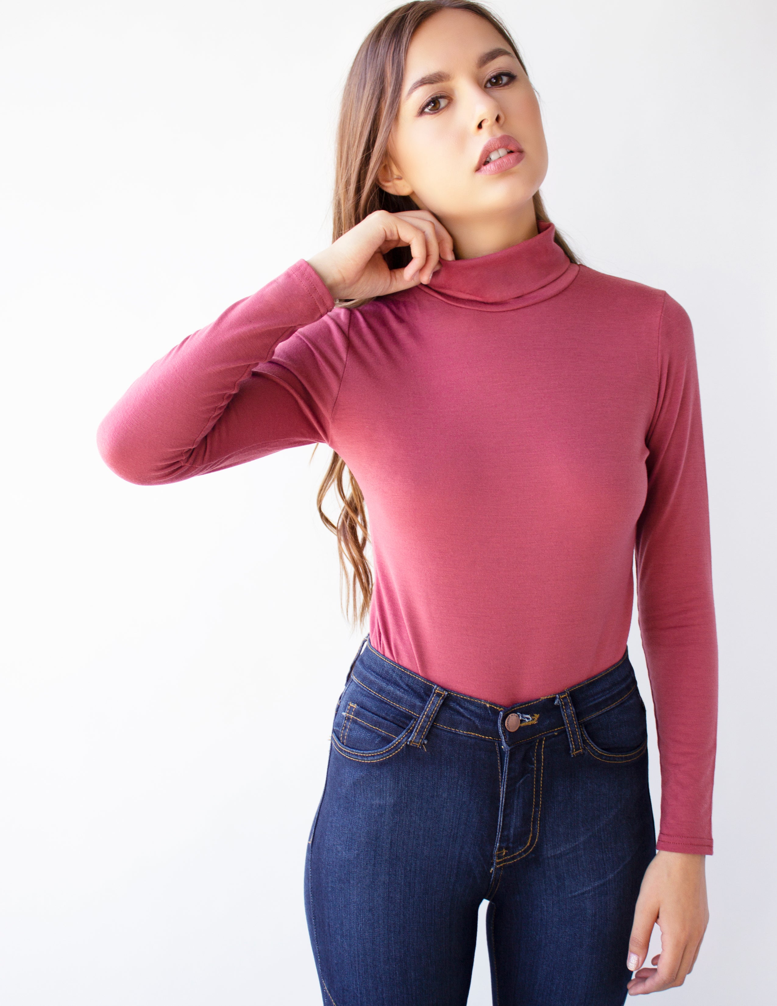 ICONIC BODYSUIT- MARSALA - Blue District