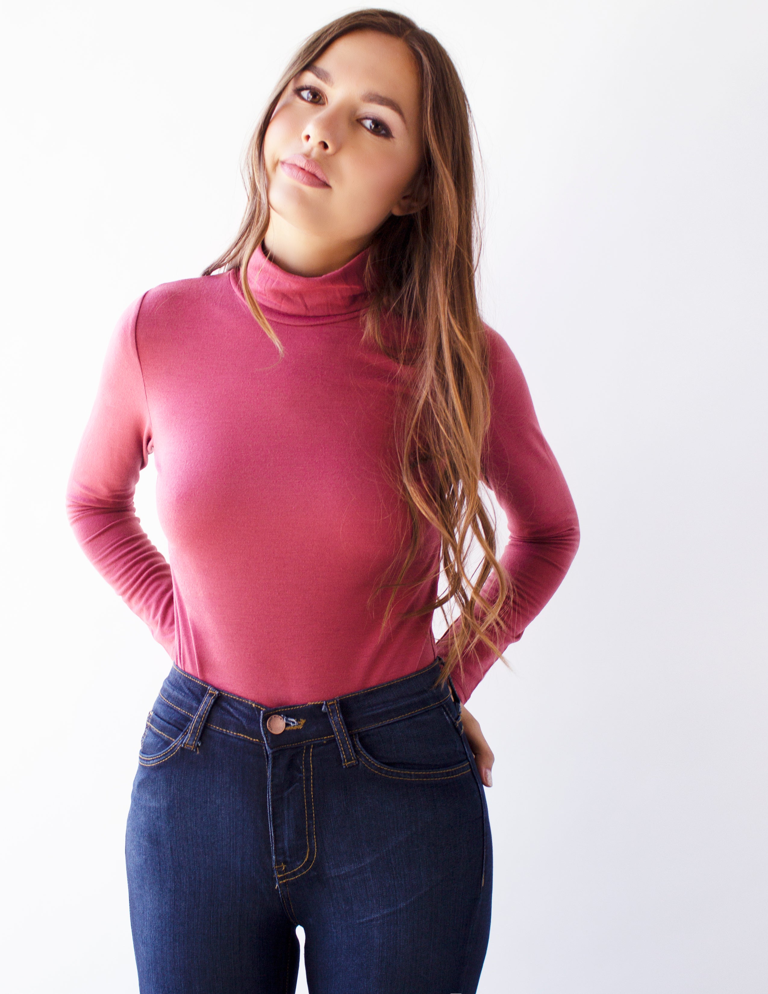 ICONIC BODYSUIT- MARSALA - Blue District