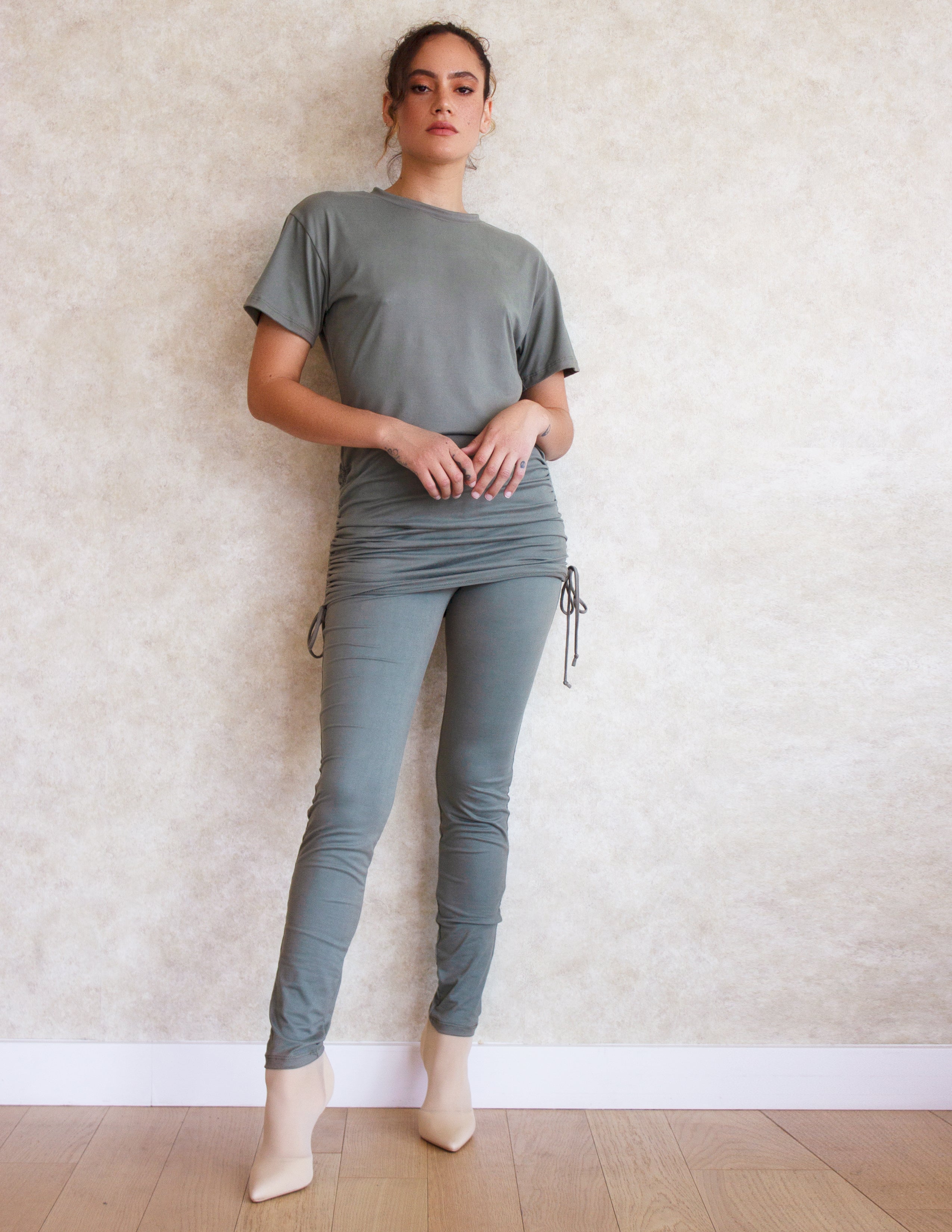 LAYIA PANTS SET- SAGE