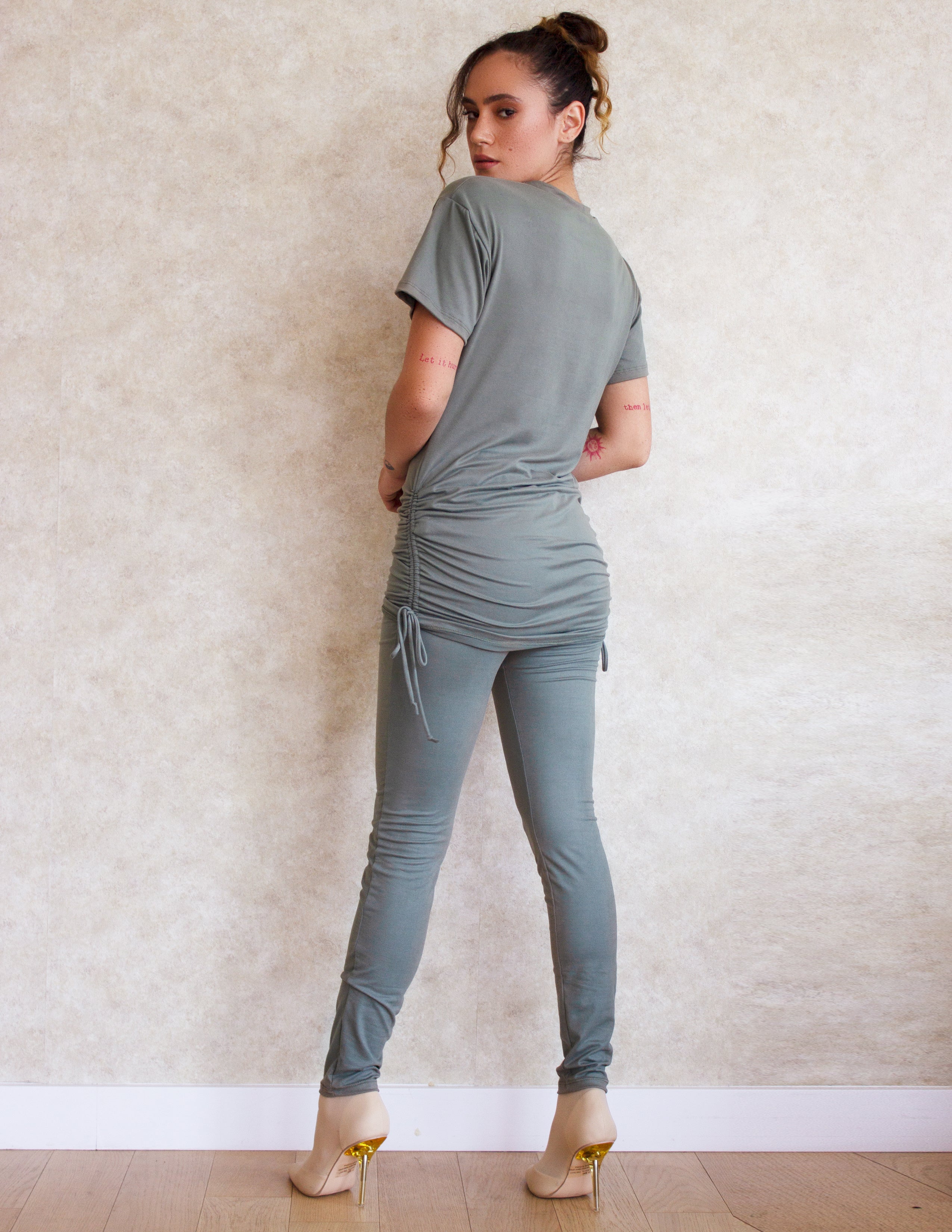 LAYIA PANTS SET- SAGE