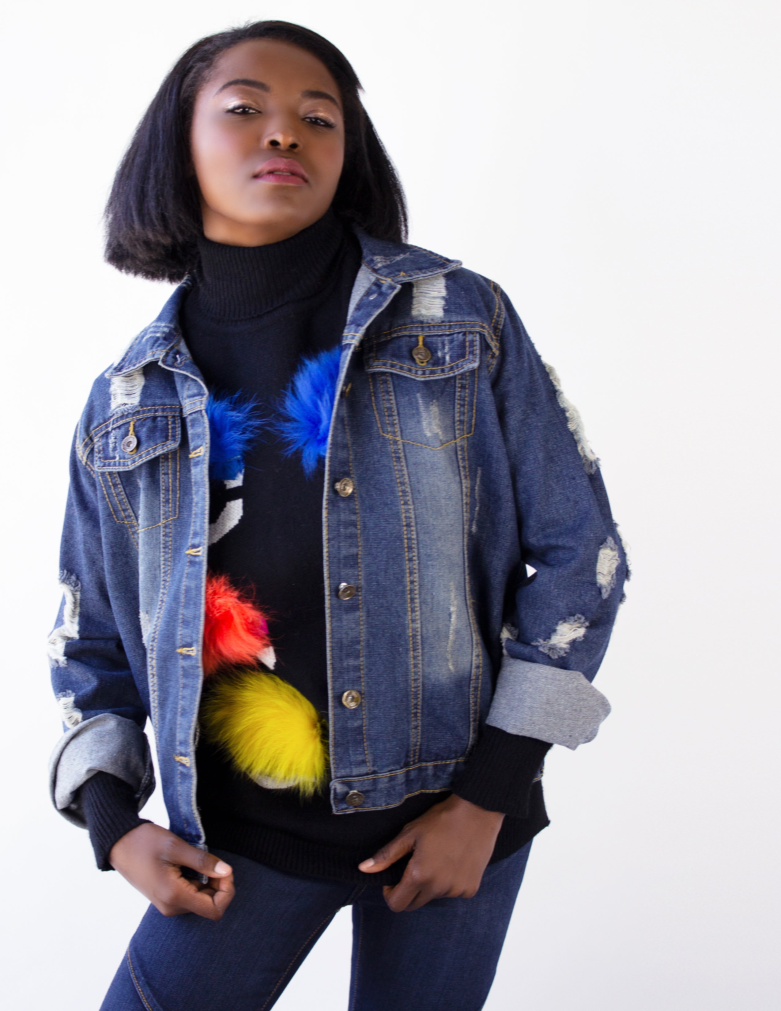 LEVEL DENIM JACKET - Blue District