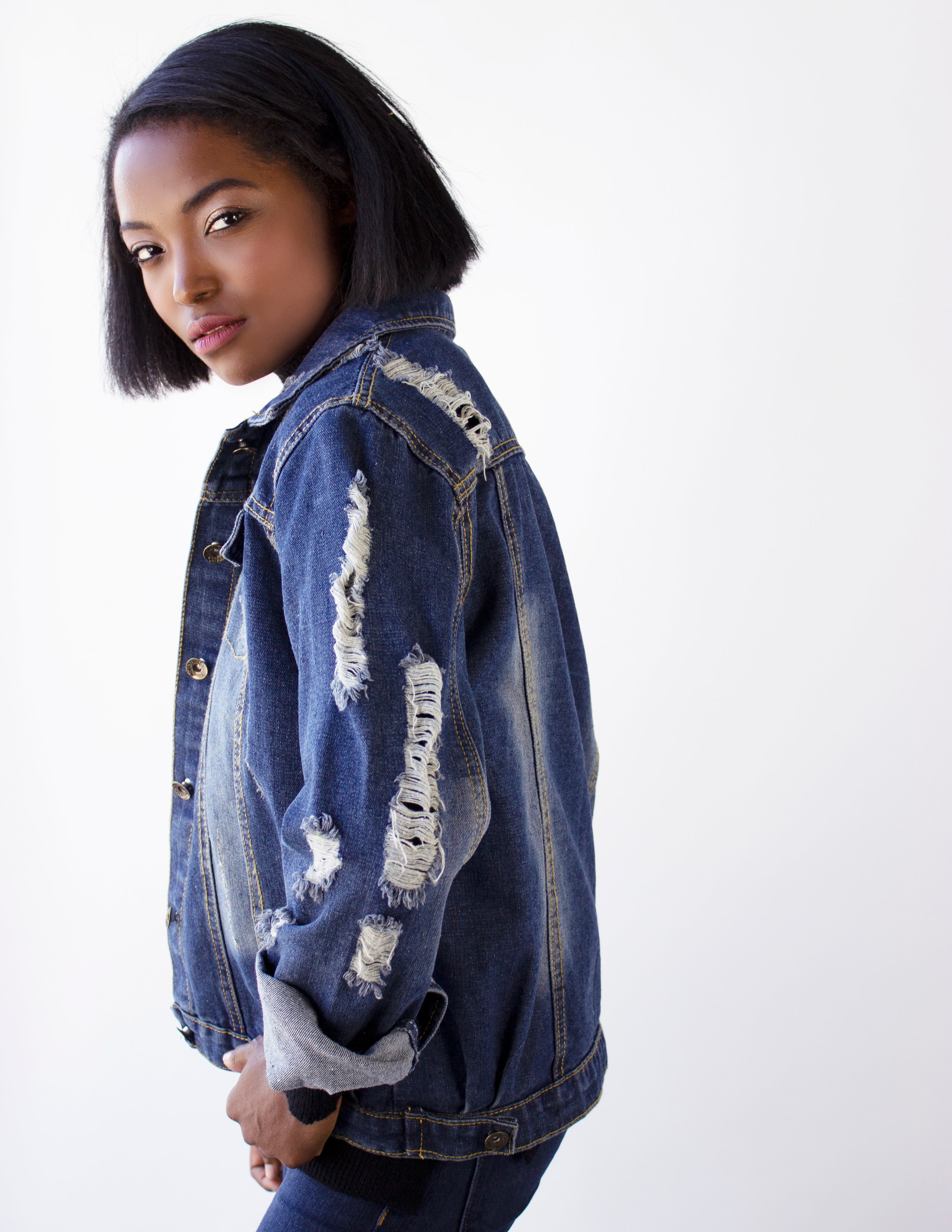 LEVEL DENIM JACKET - Blue District