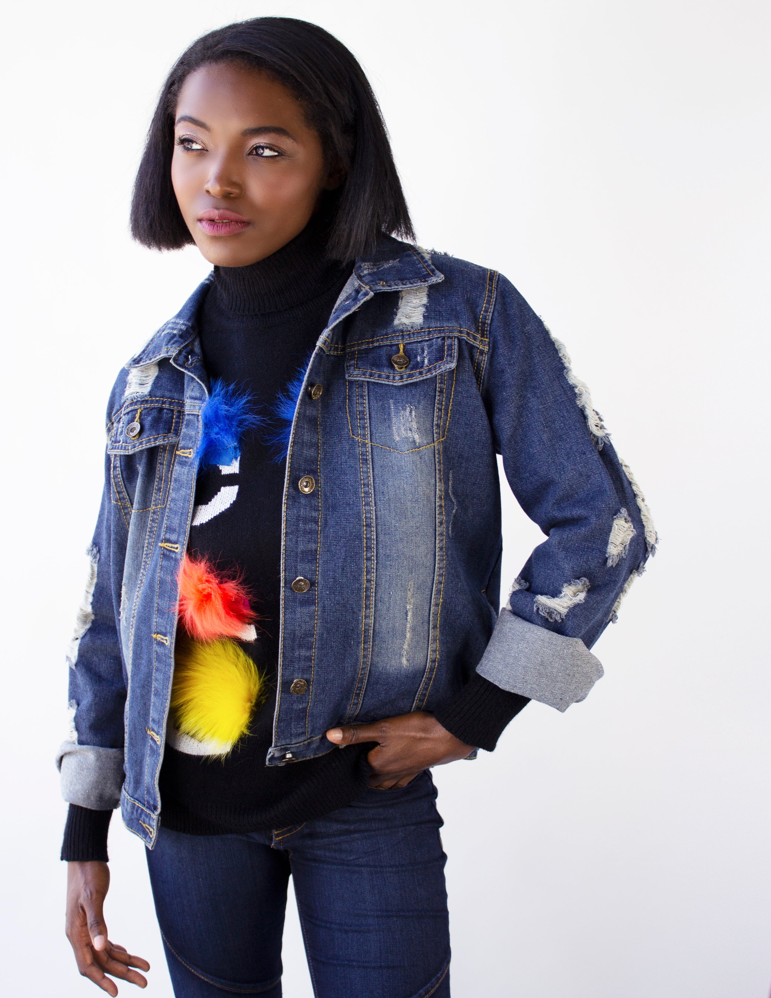 LEVEL DENIM JACKET - Blue District
