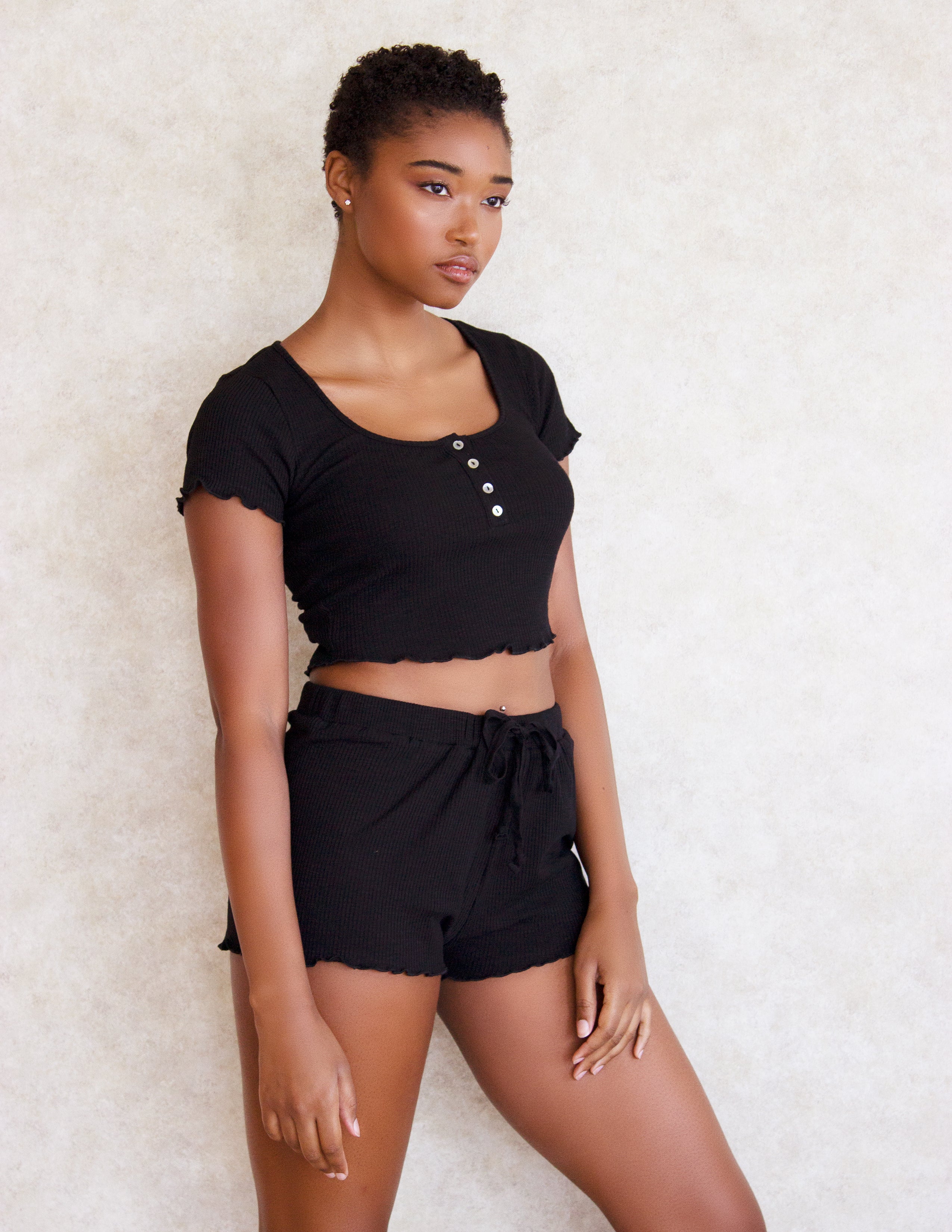 MADDER SHORTS SET- ONYX