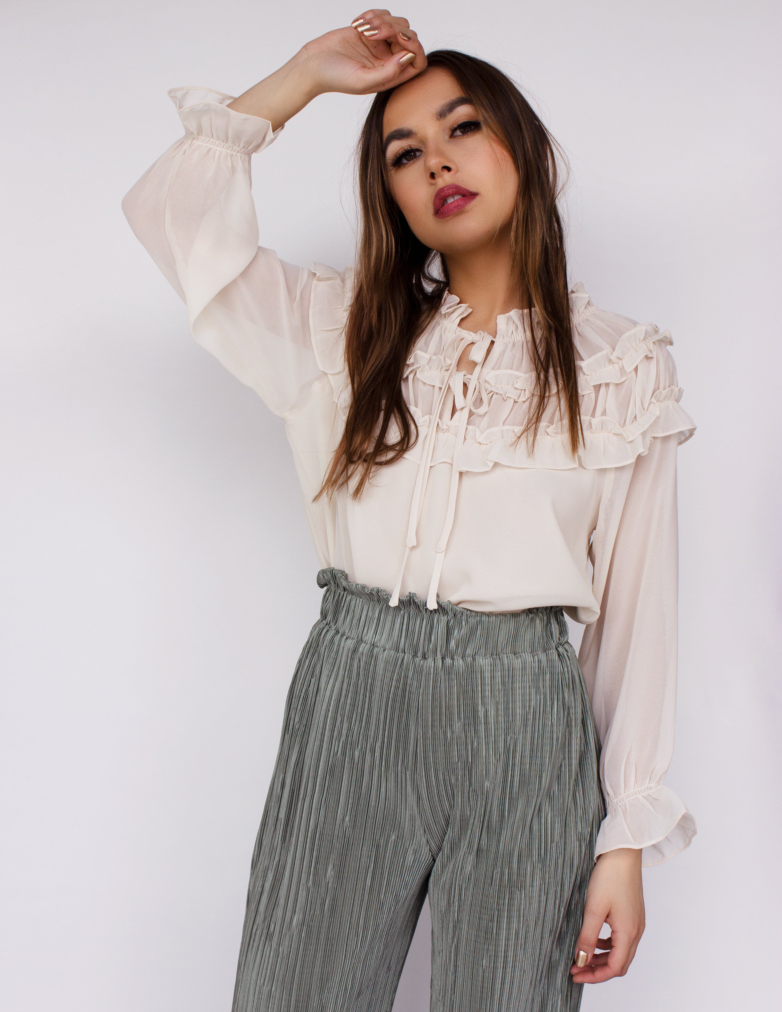 NOON BLOUSE- VANILLA