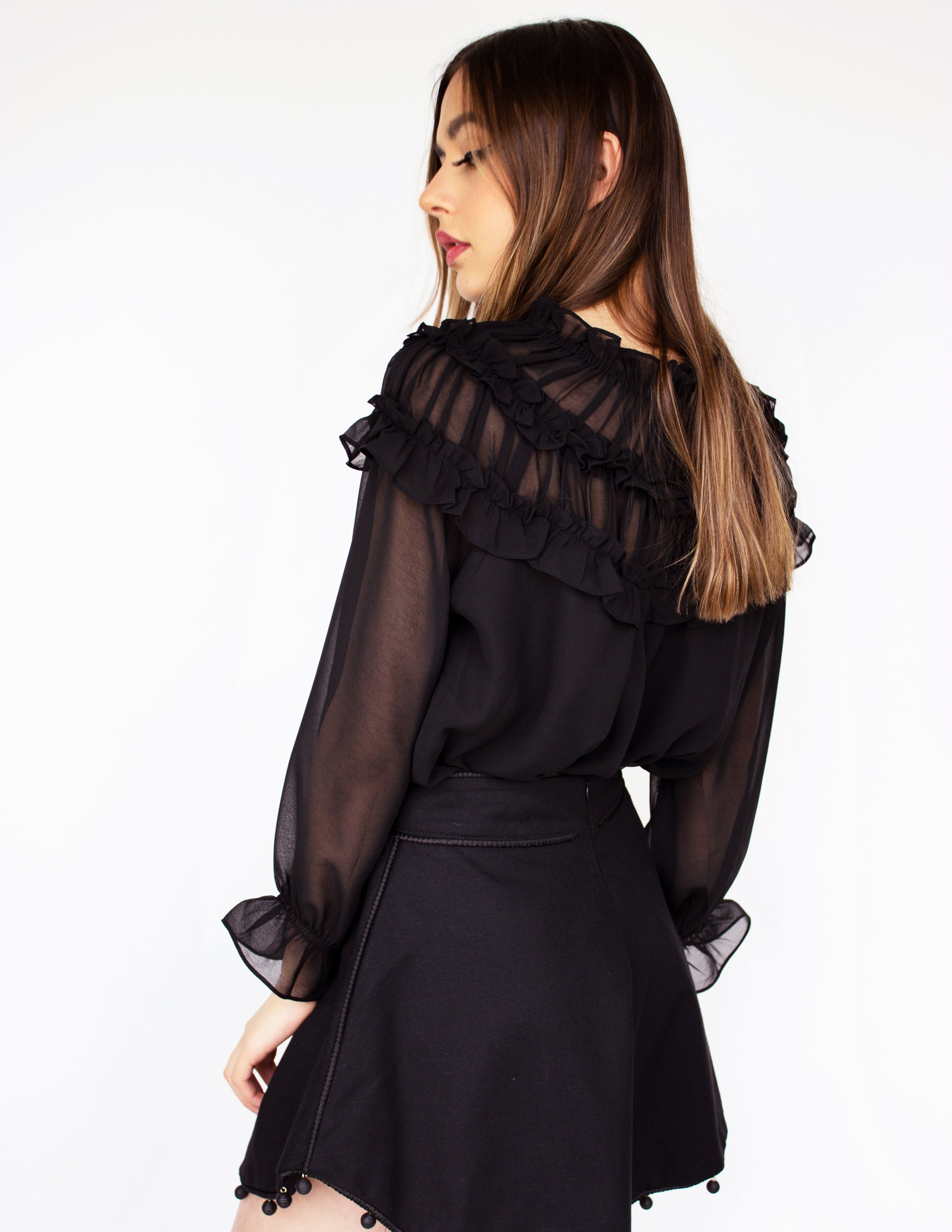 NOON BLOUSE- ONYX