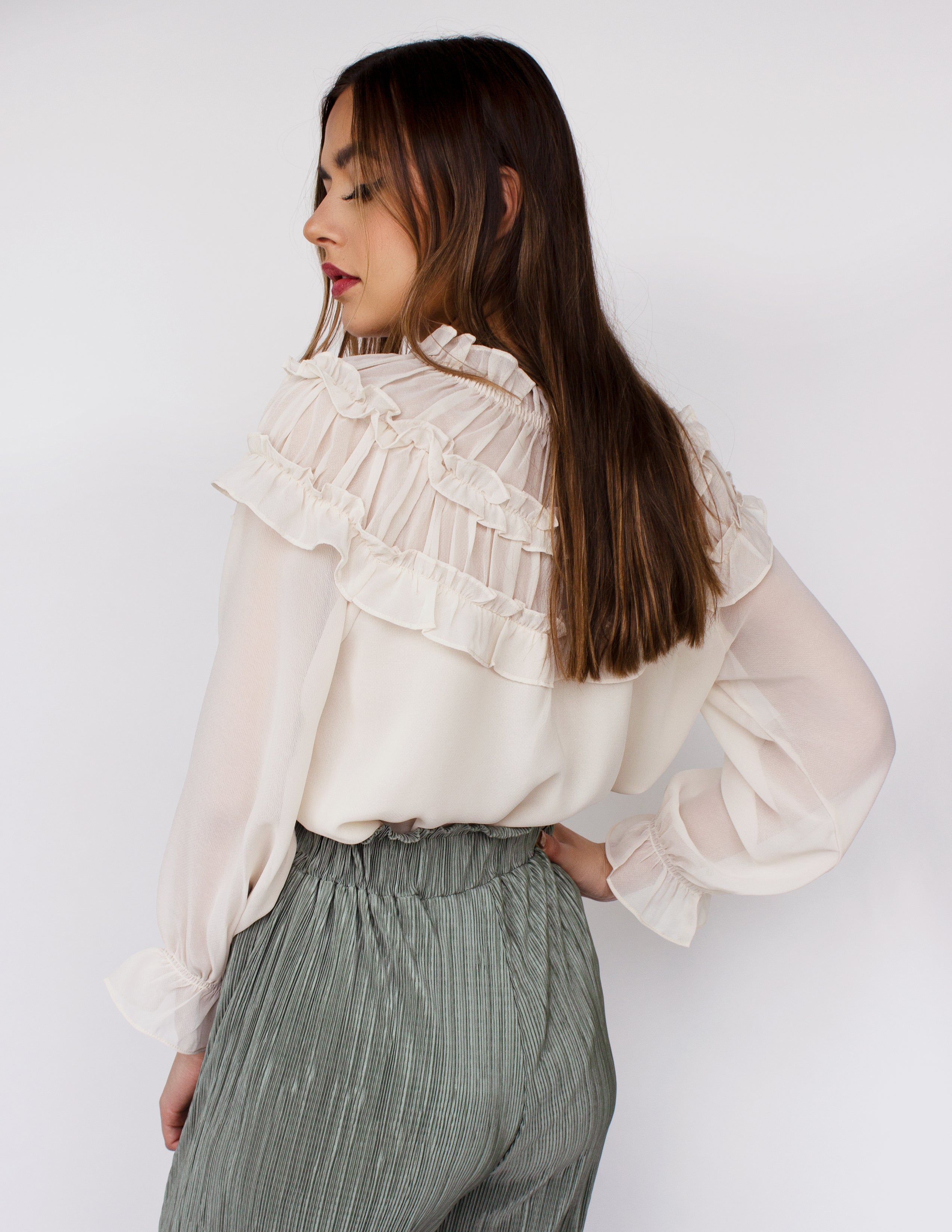 NOON BLOUSE- VANILLA