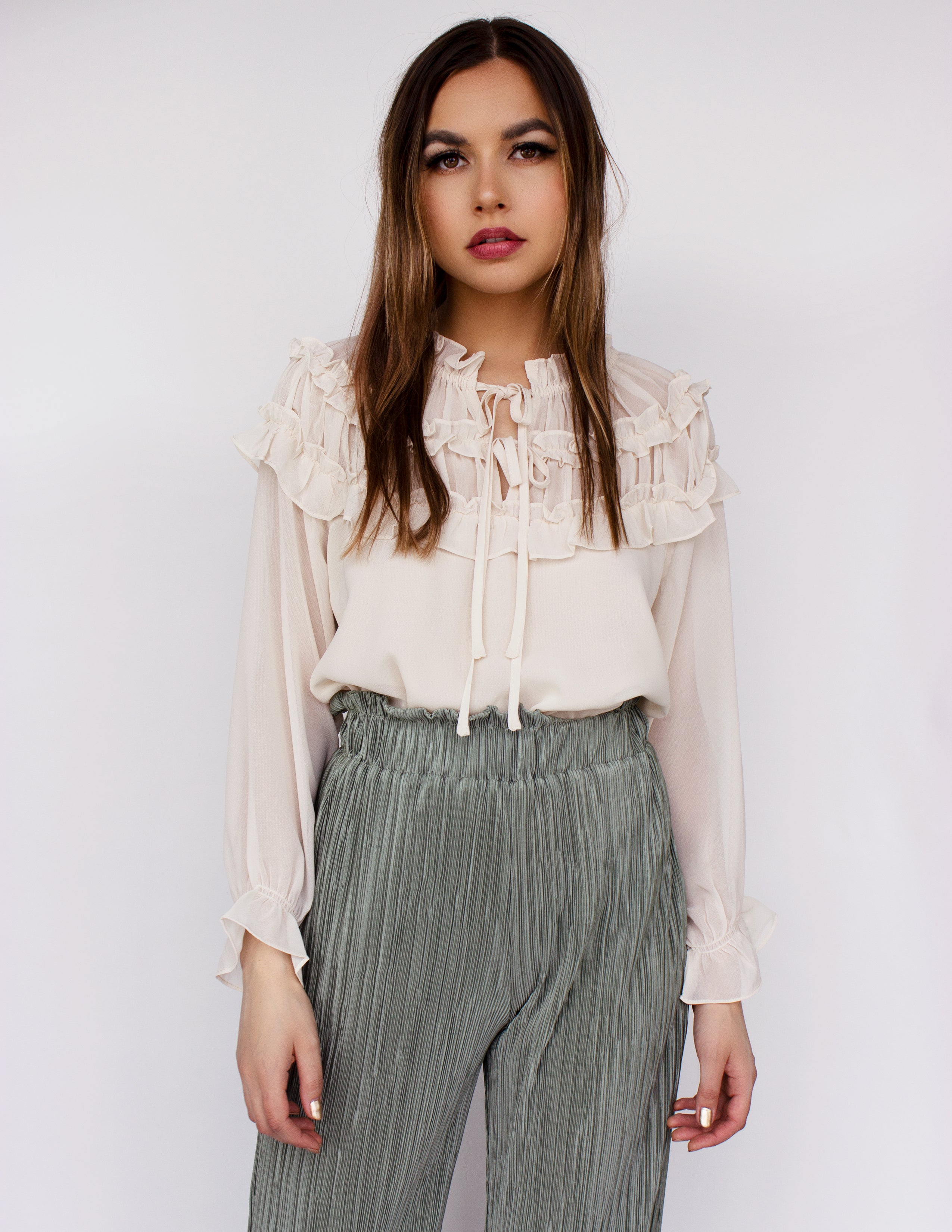 NOON BLOUSE- VANILLA