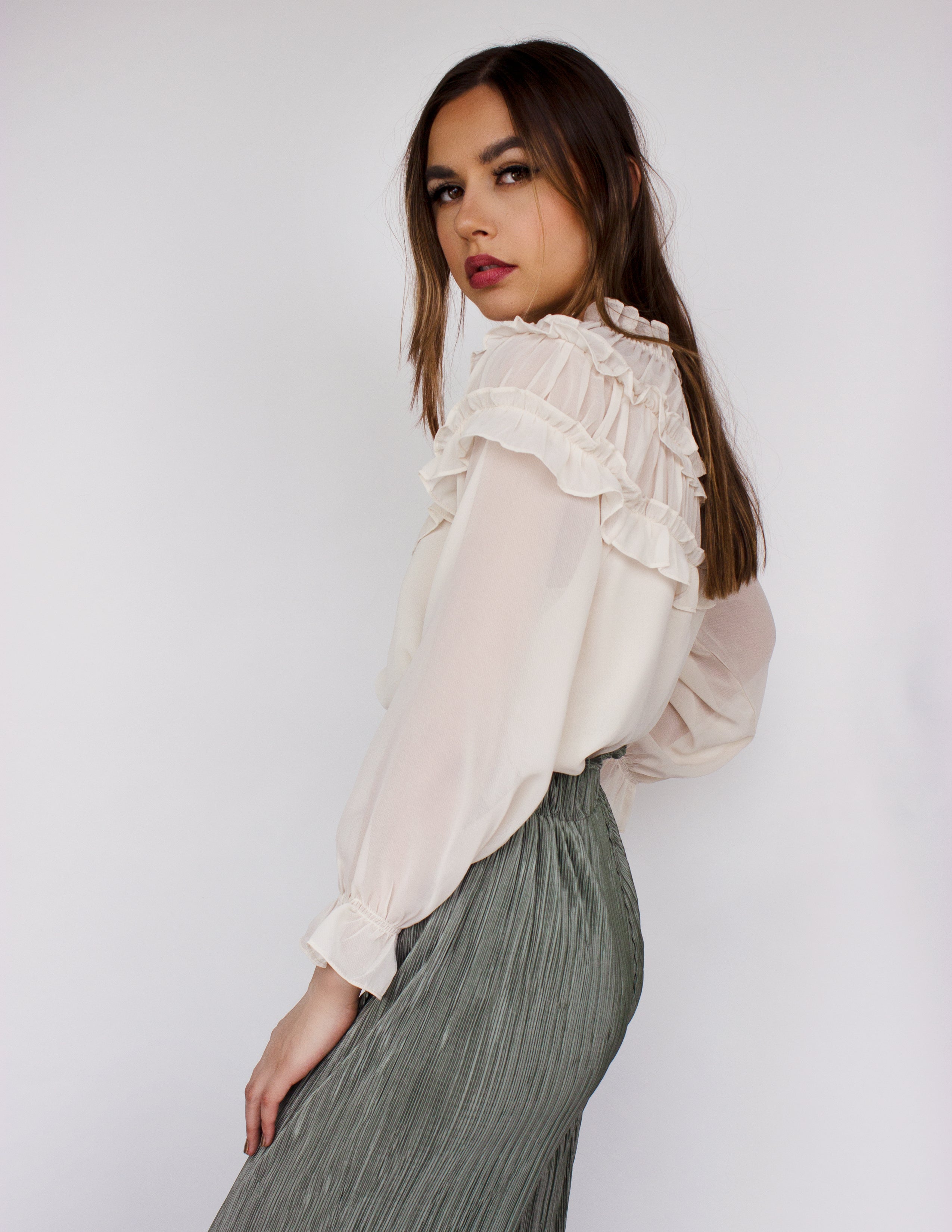 NOON BLOUSE- VANILLA