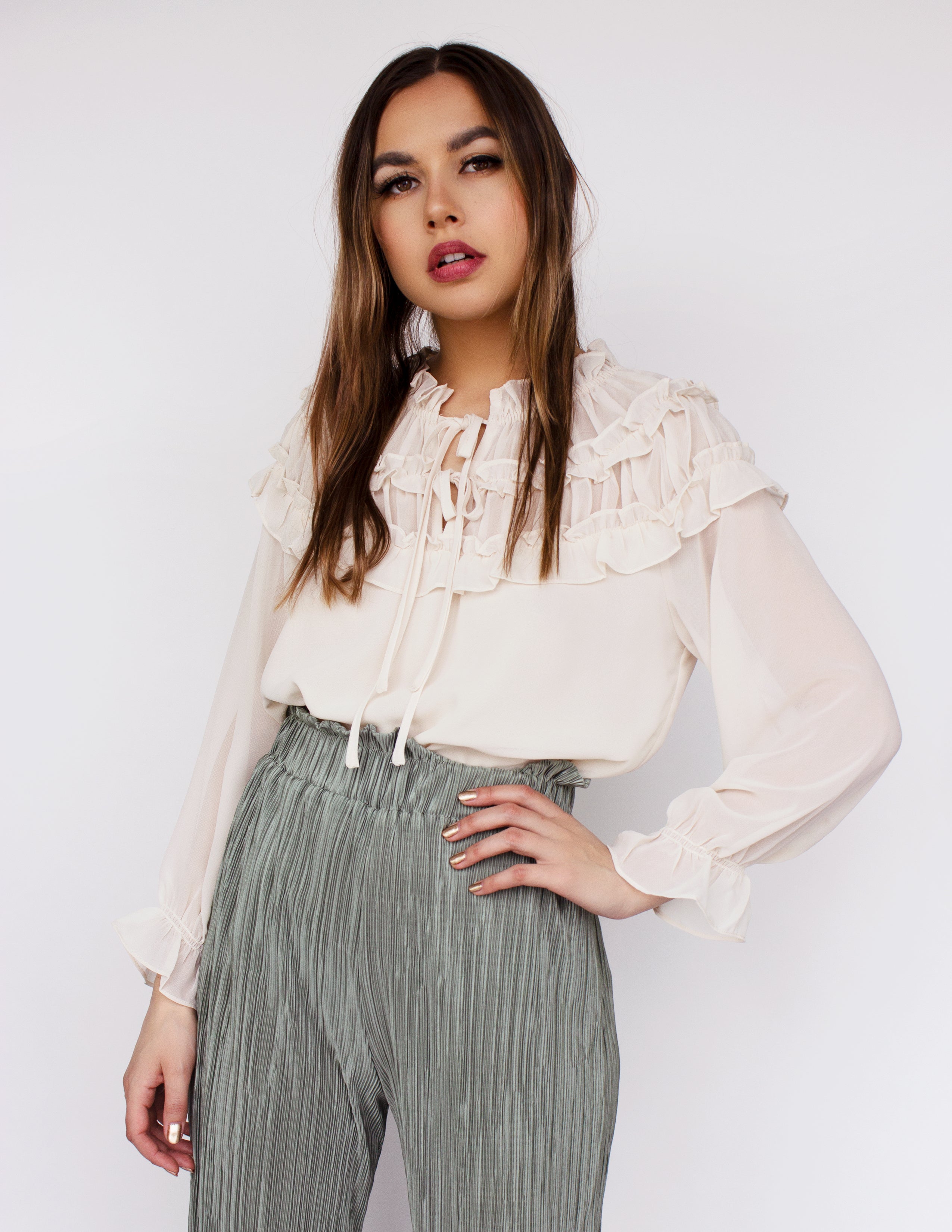 NOON BLOUSE- VANILLA