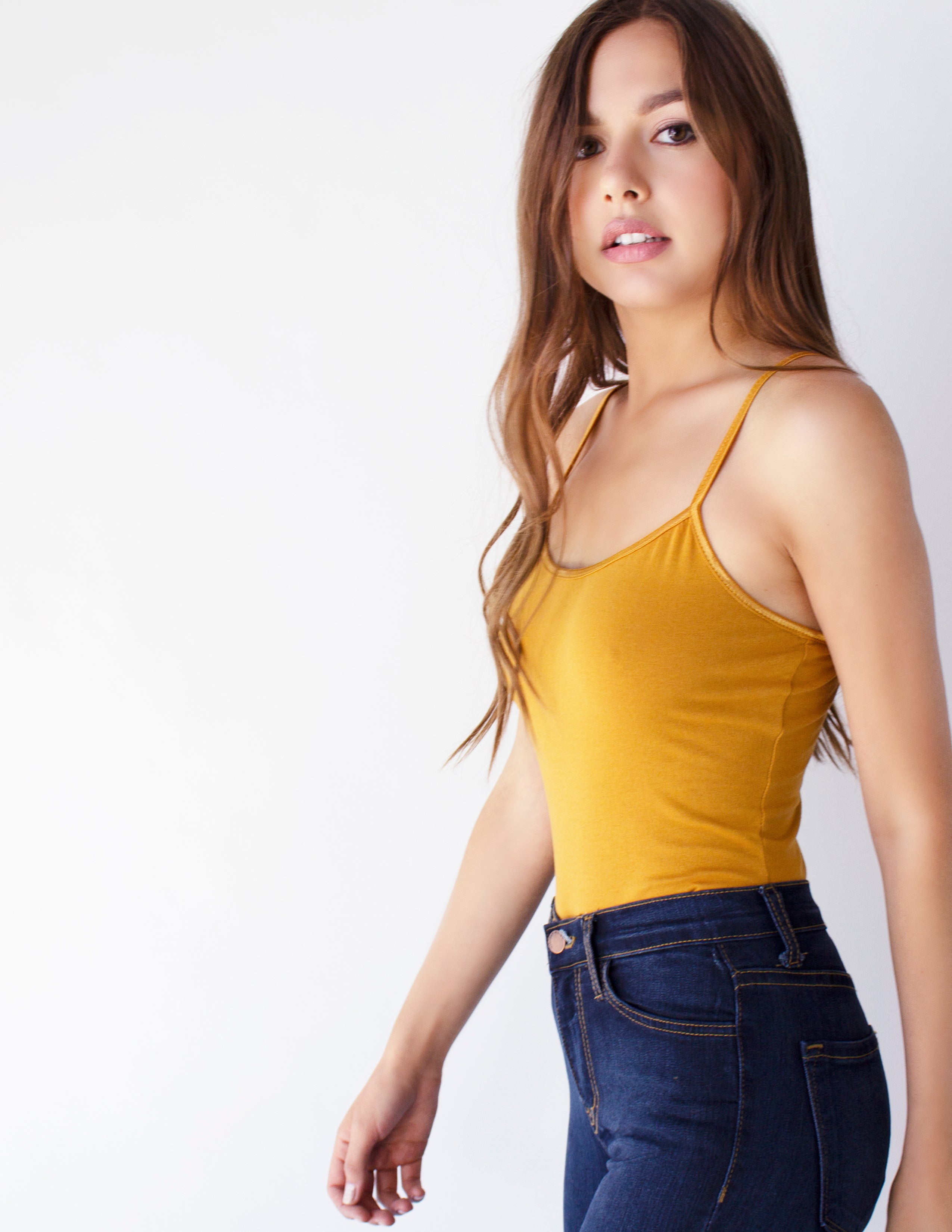 PANAX BODYSUIT- MUSTARD - Blue District