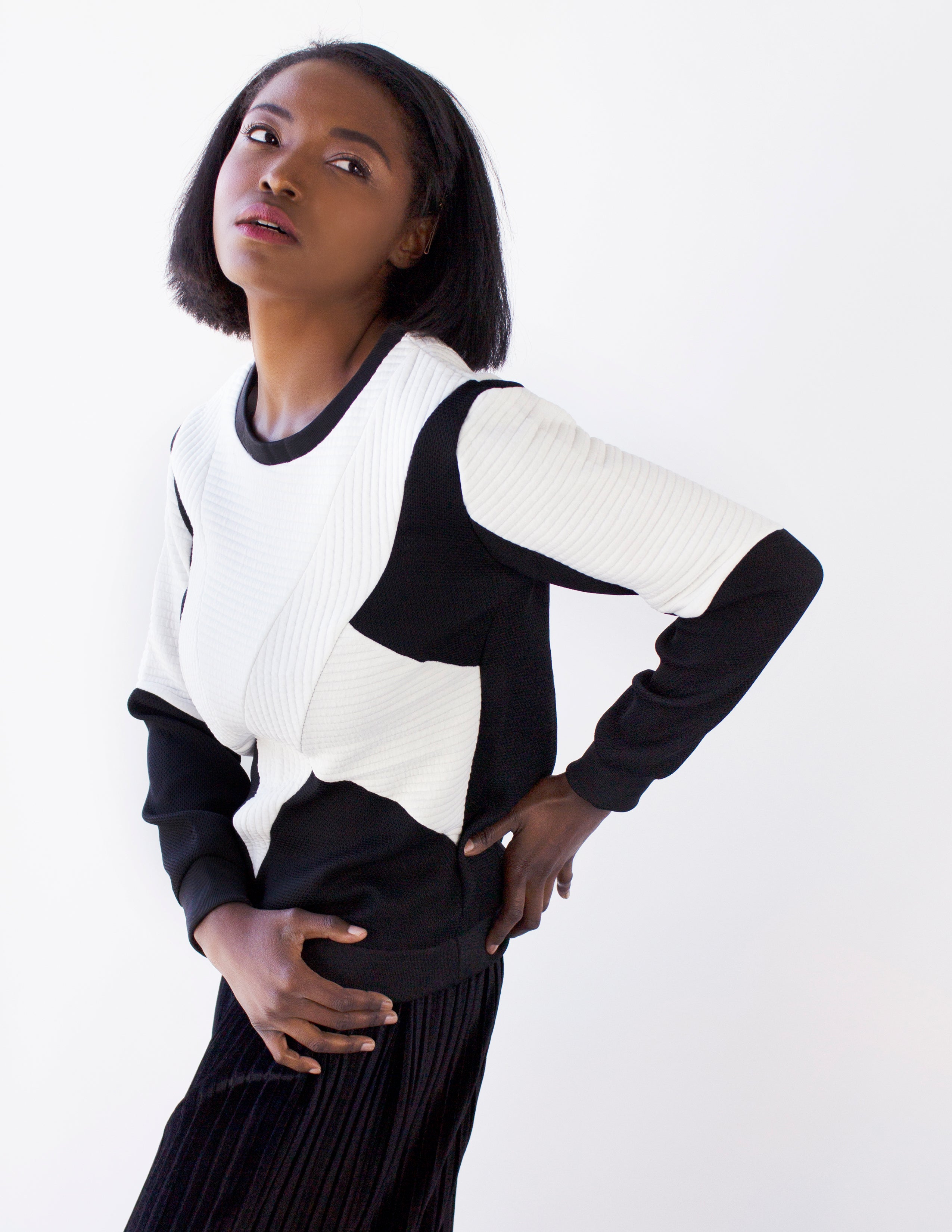 PICTORIC SWEATER - Blue District