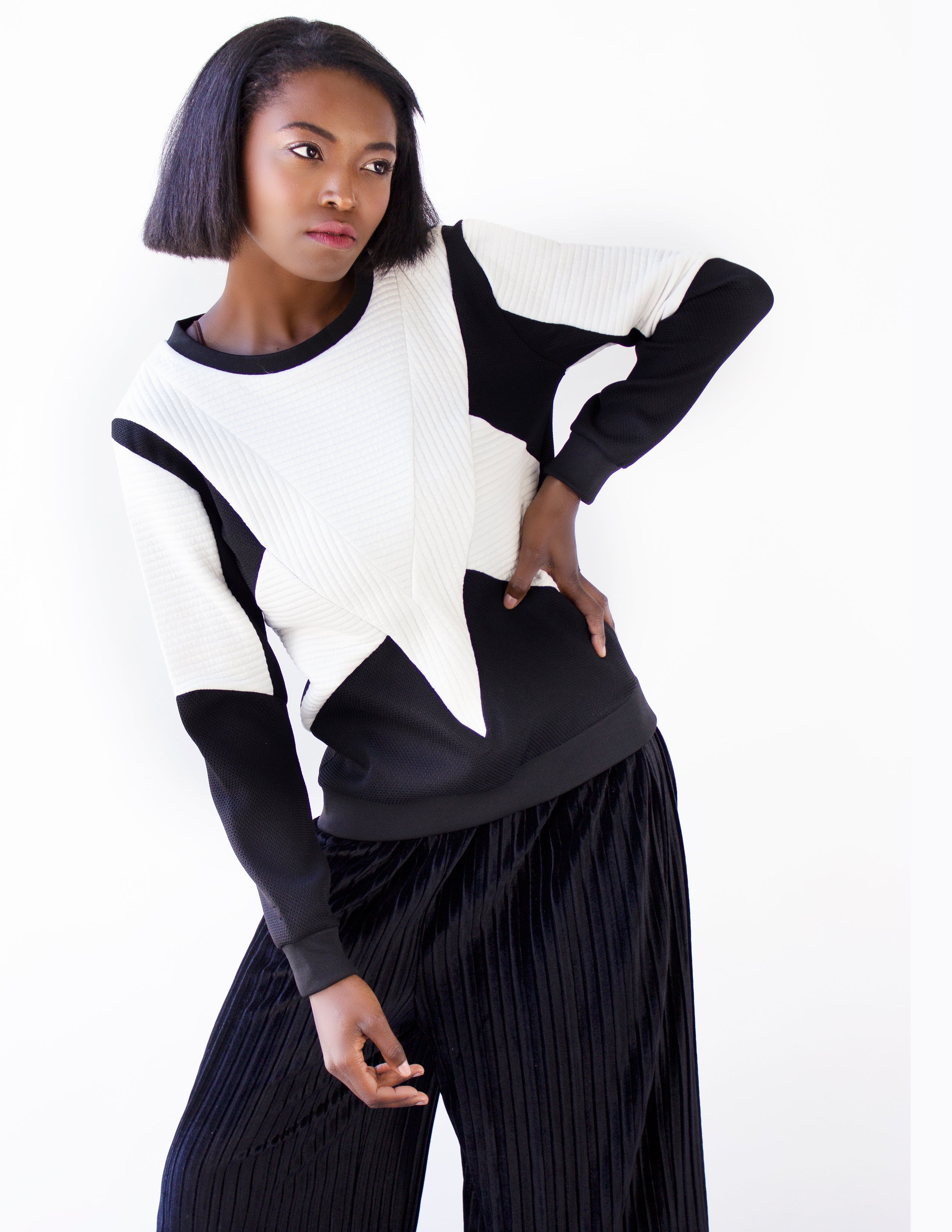 PICTORIC SWEATER - Blue District