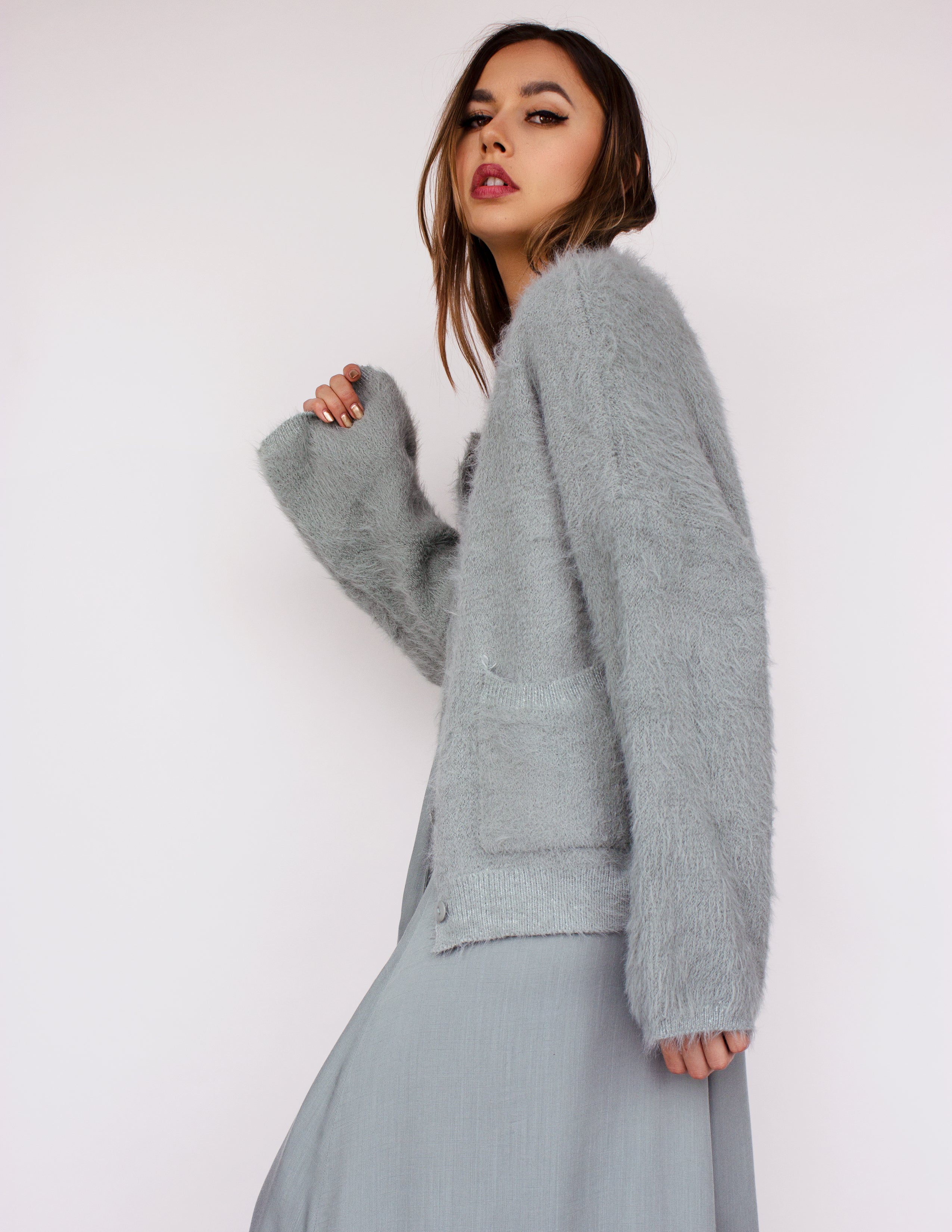 PRESENT CARDIGAN - SAGE