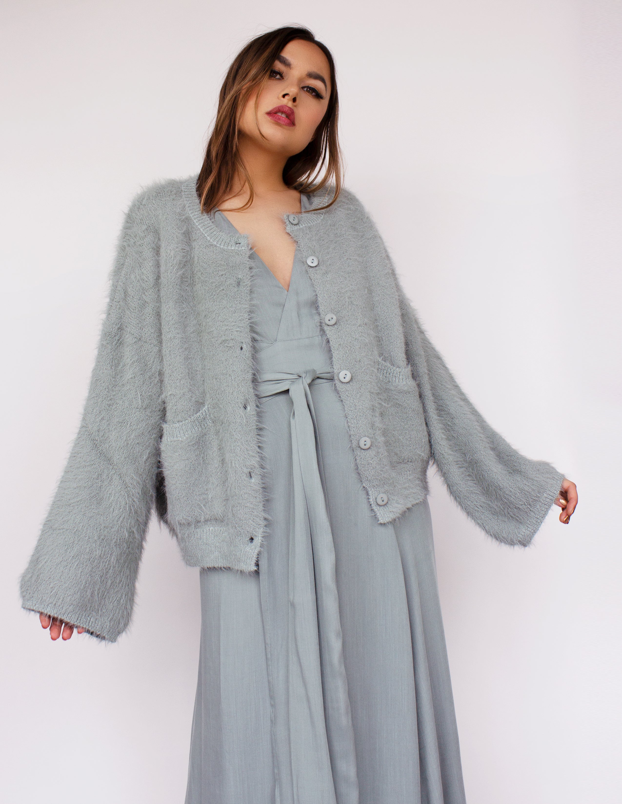 PRESENT CARDIGAN - SAGE