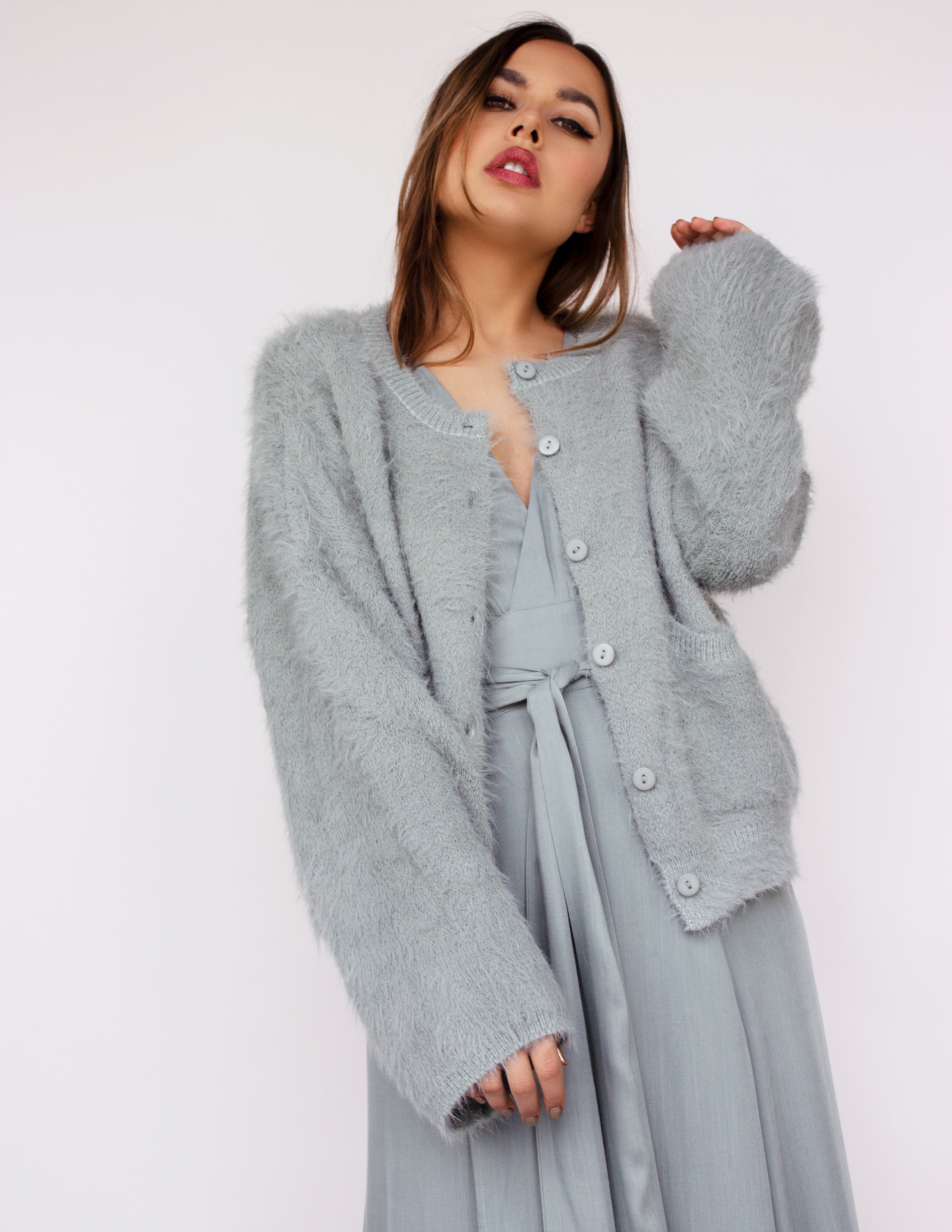 PRESENT CARDIGAN - SAGE