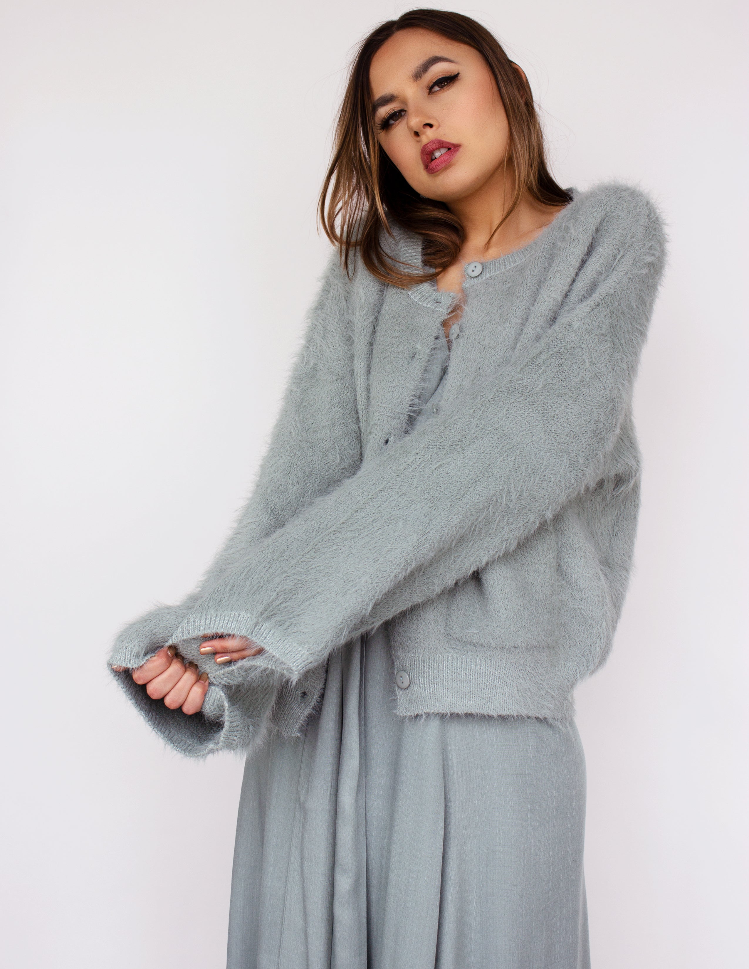 PRESENT CARDIGAN - SAGE