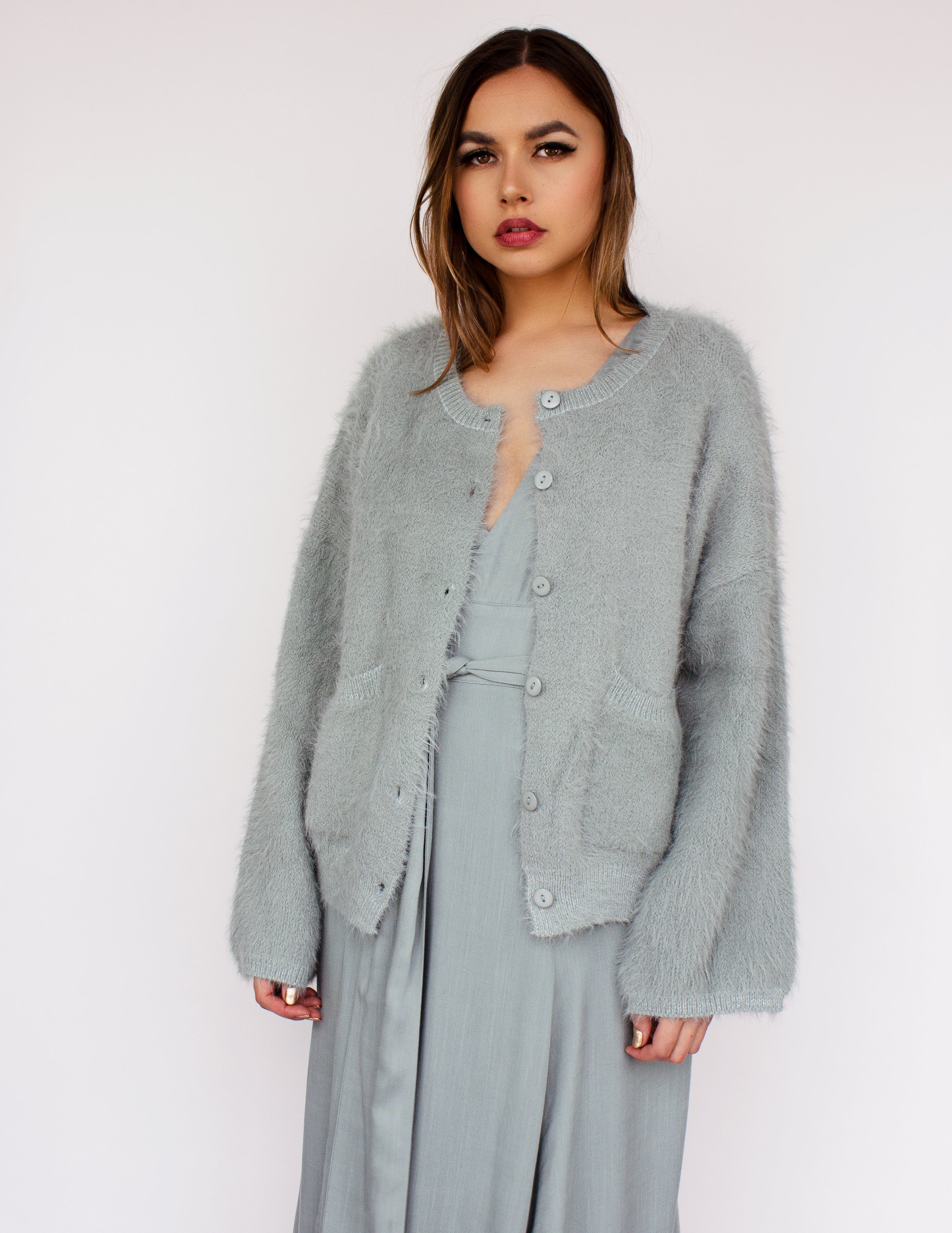 PRESENT CARDIGAN - SAGE
