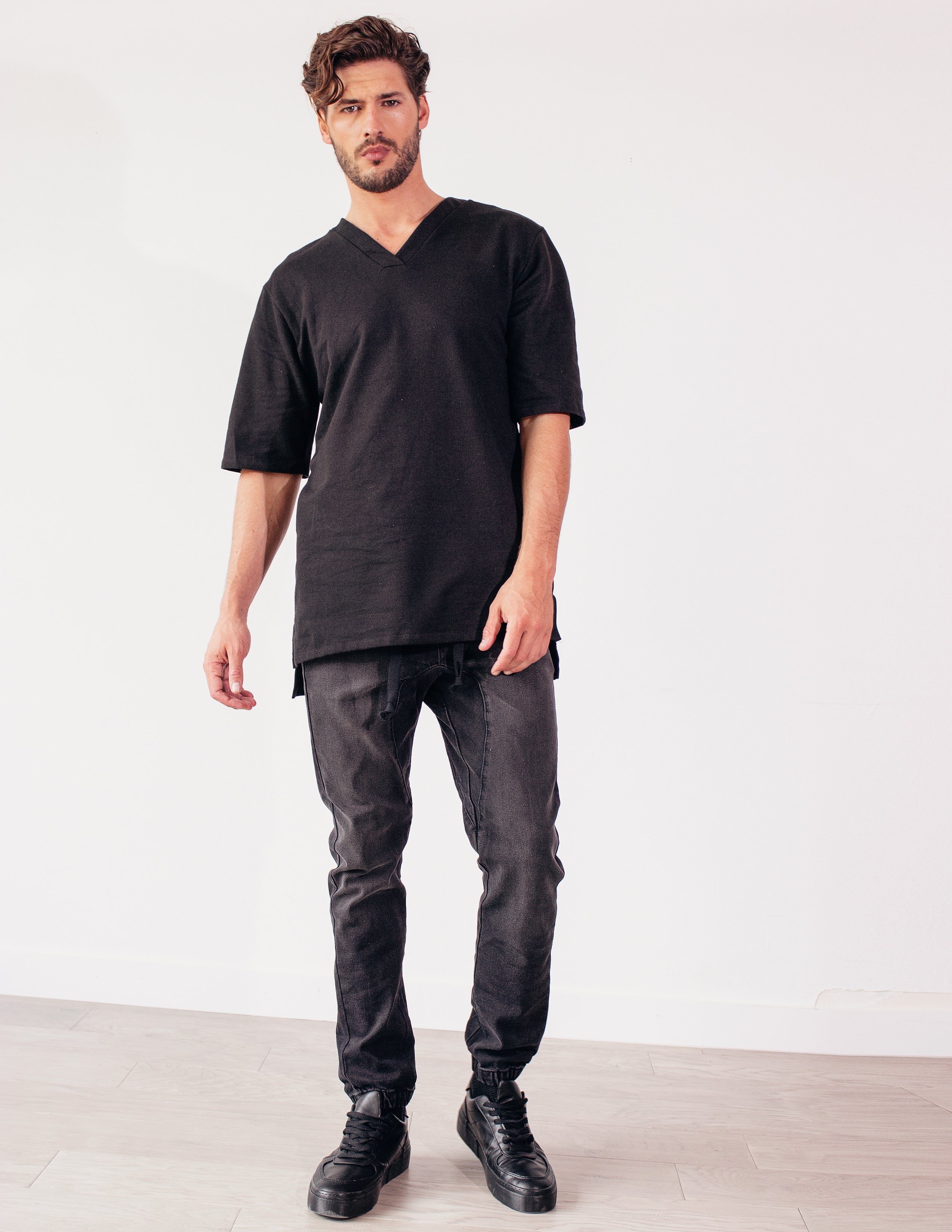 ACUTE DENIM JOGGERS- SHADOW
