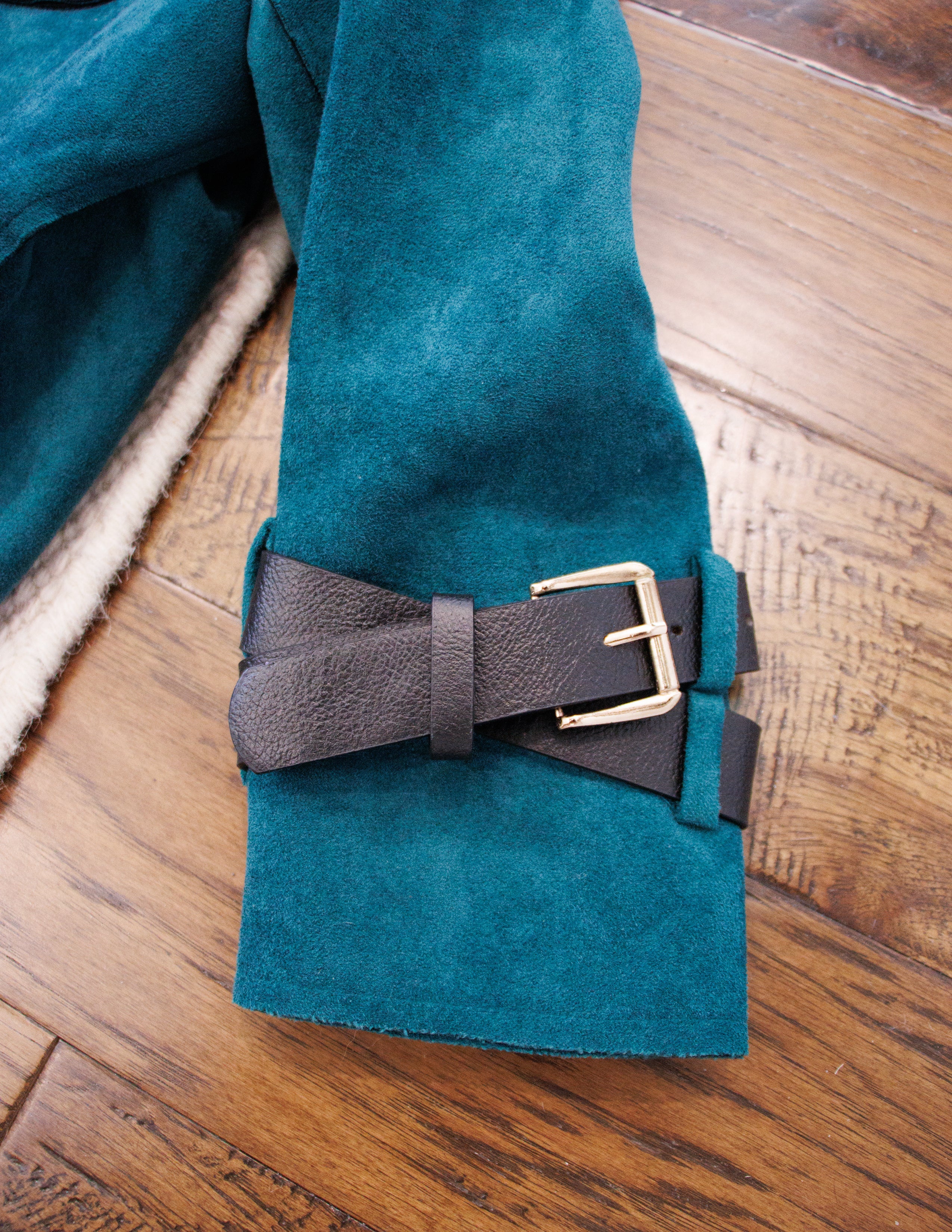 Suede Jacket- TEAL
