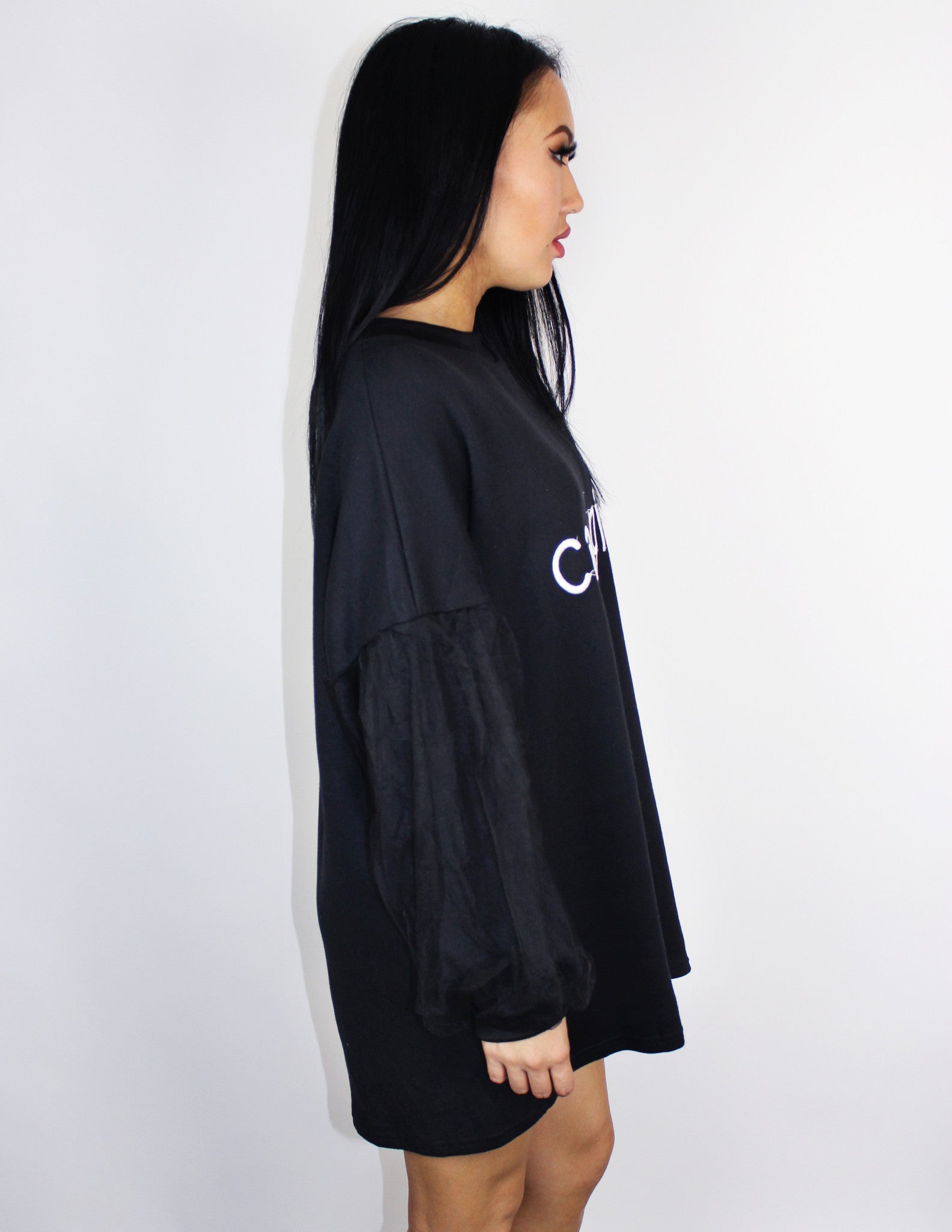 CARITAS DRESS- BLACK - Blue District