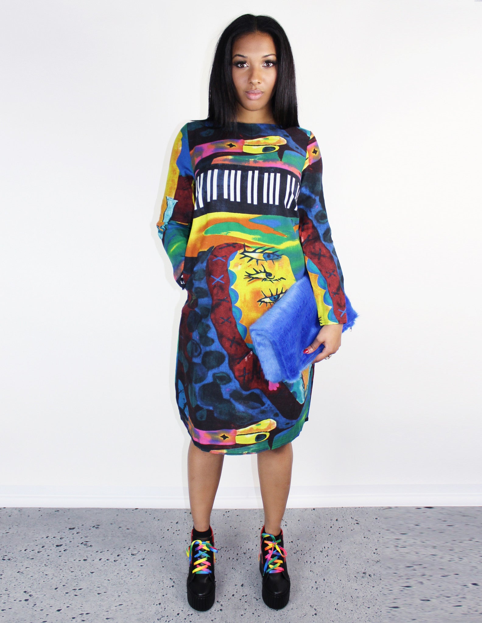 CASTITA DRESS - Blue District