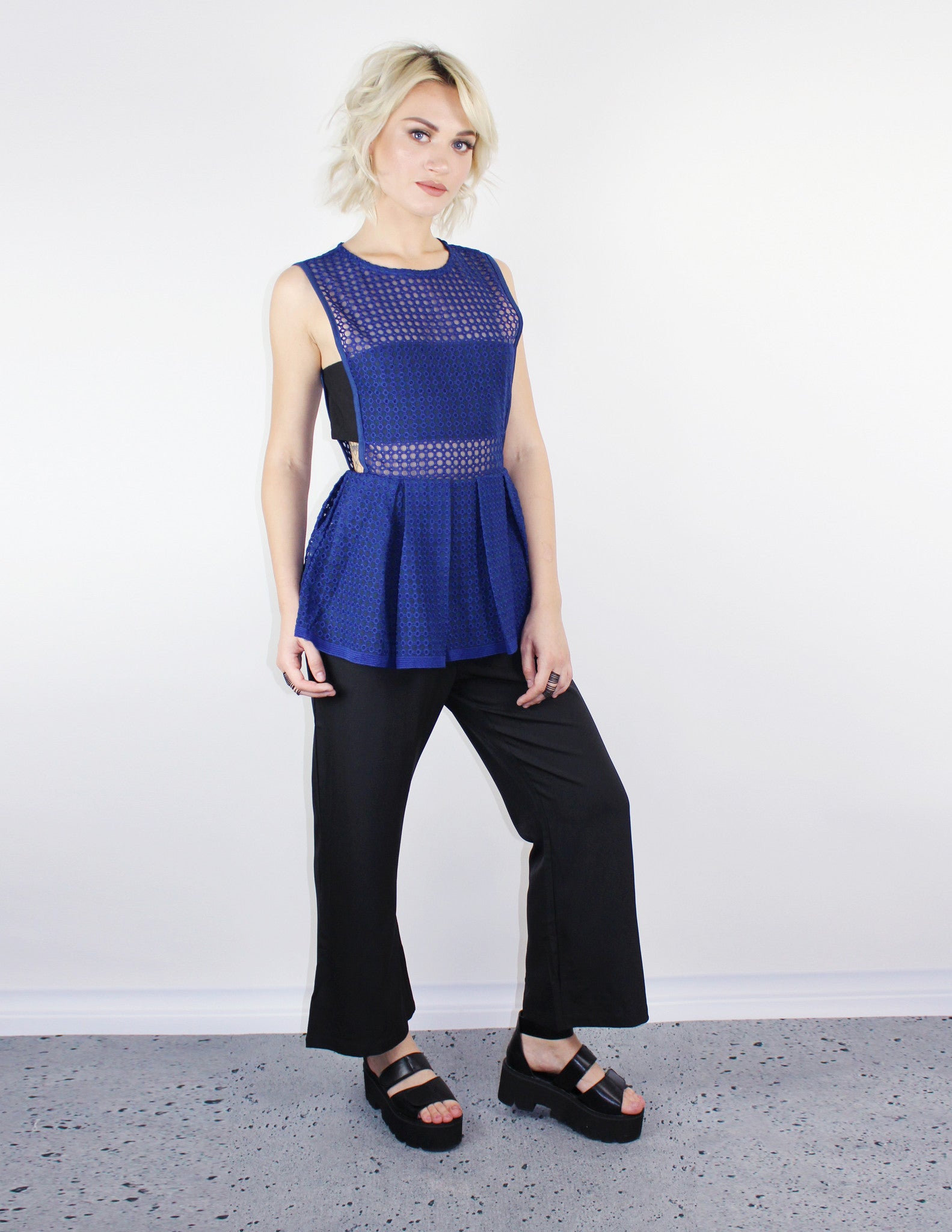 FREQUENCY JUMPSUIT - Blue District