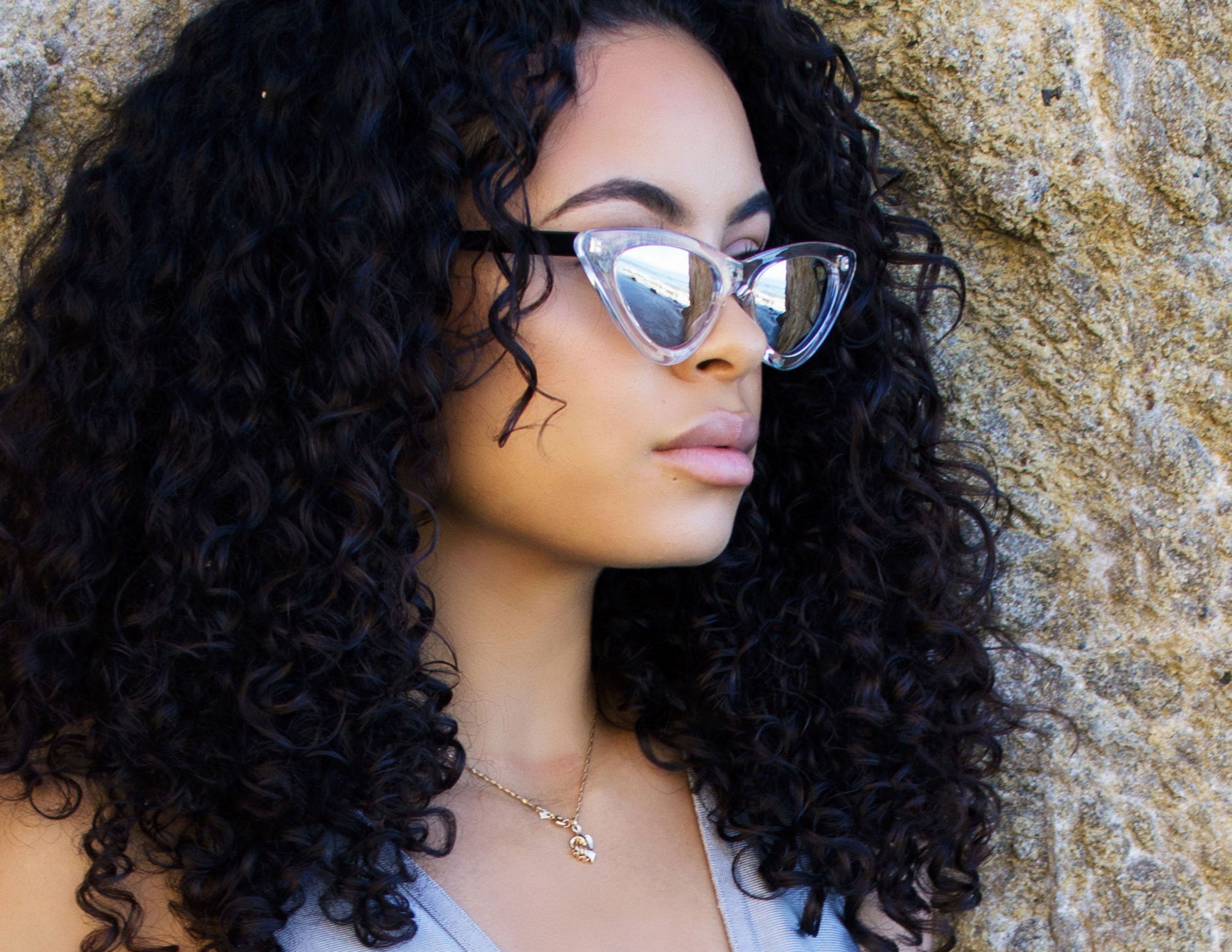 VORTEX SUNGLASSES- BLUE TINT - Blue District