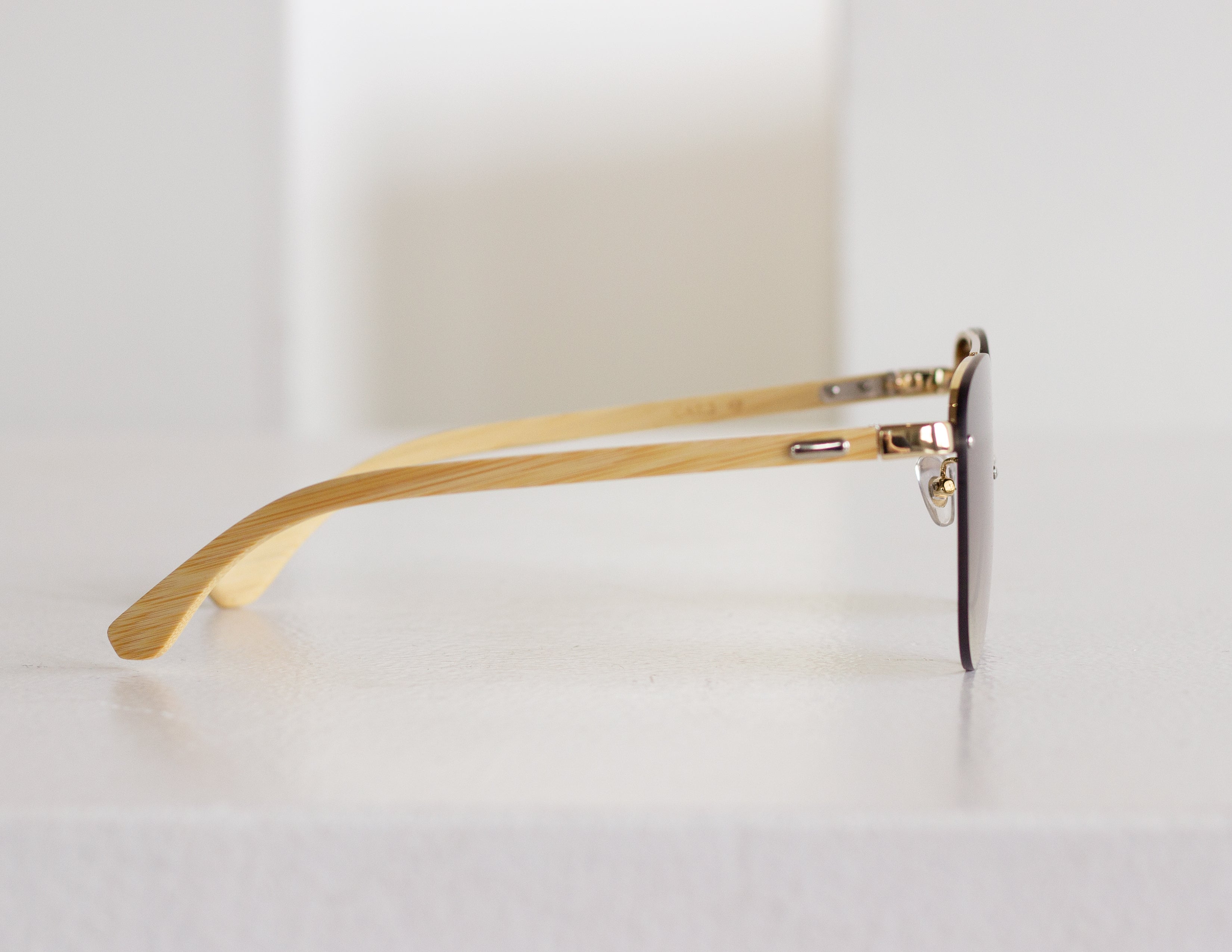 HEROIC SUNGLASSES - NATURAL/GOLD