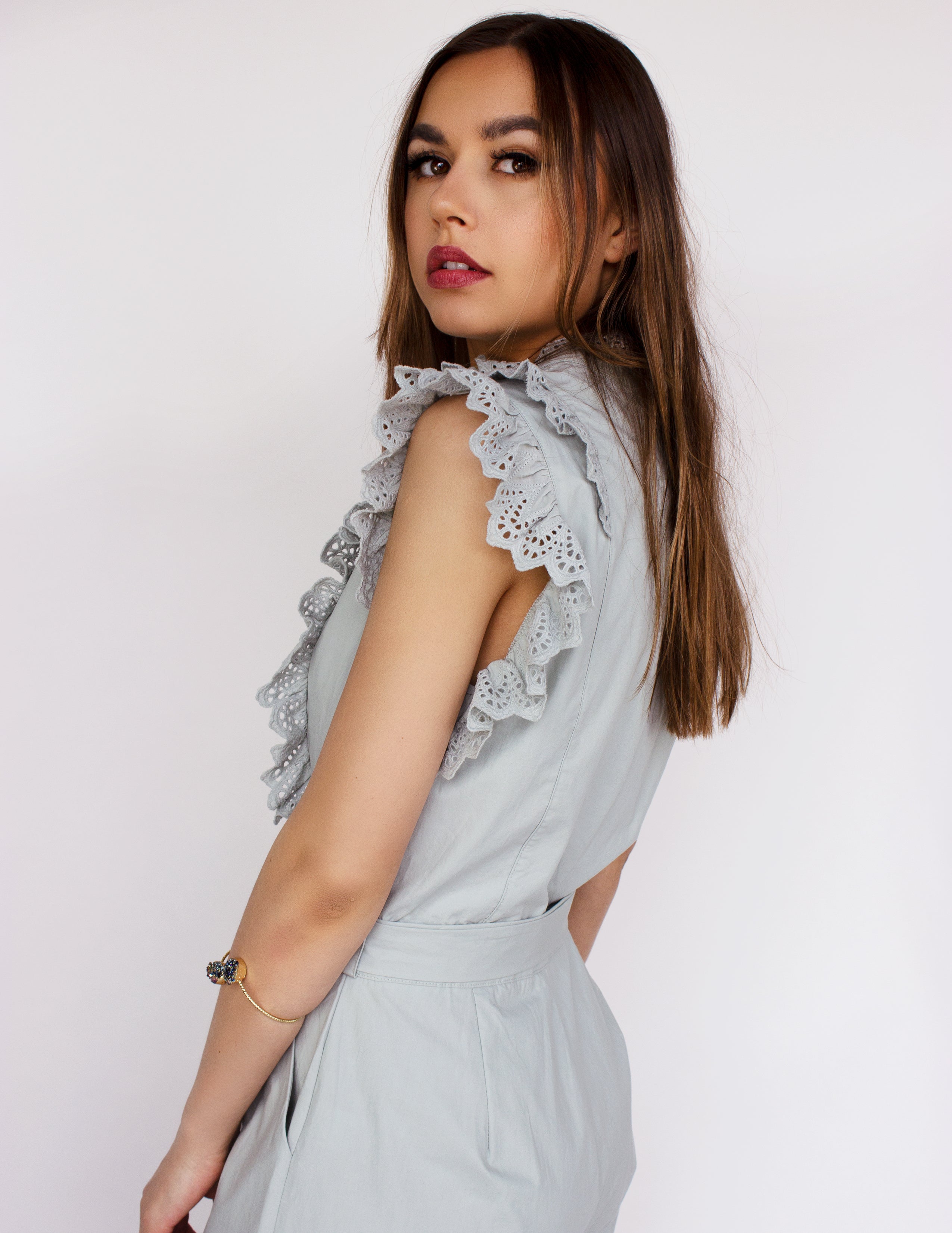 MERIDIAN JUMPSUIT- MINT